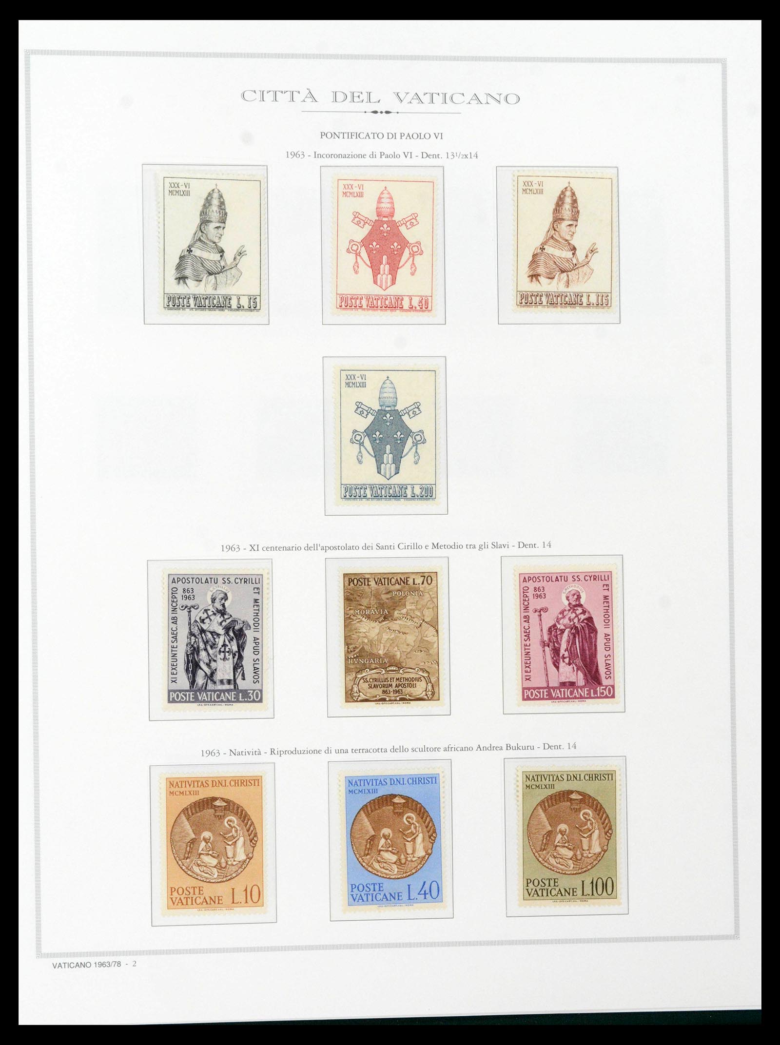 38957 0053 - Stamp collection 38957 Vatican complete 1929-2017.