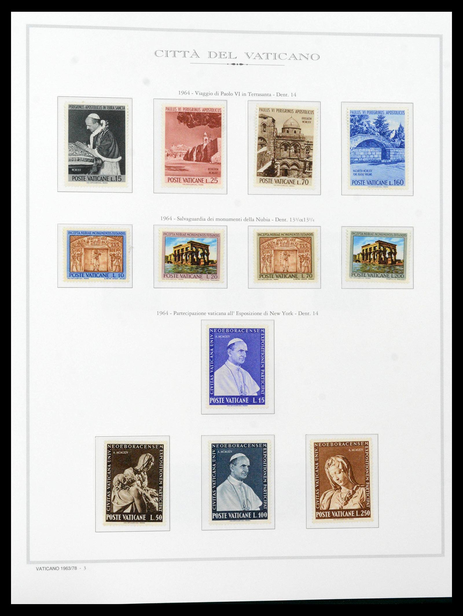 38957 0054 - Stamp collection 38957 Vatican complete 1929-2017.