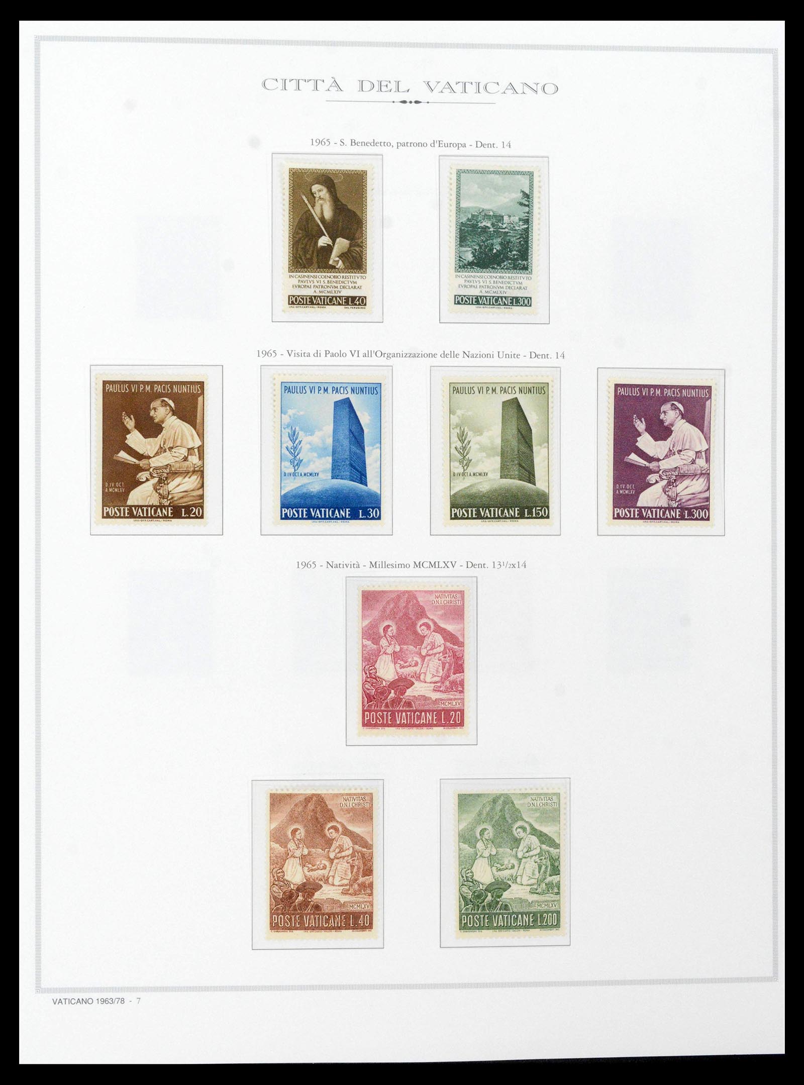 38957 0058 - Stamp collection 38957 Vatican complete 1929-2017.