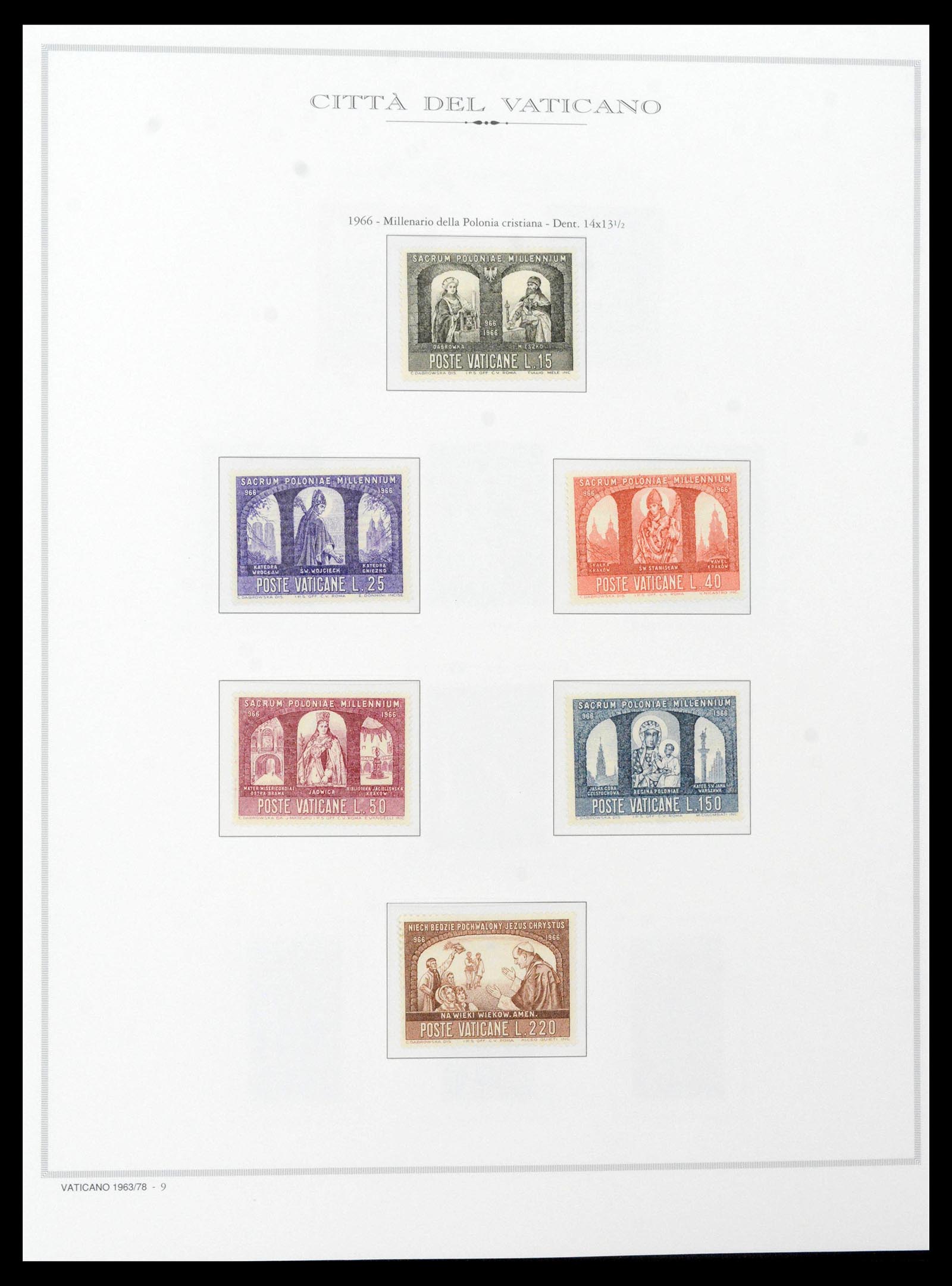 38957 0060 - Stamp collection 38957 Vatican complete 1929-2017.