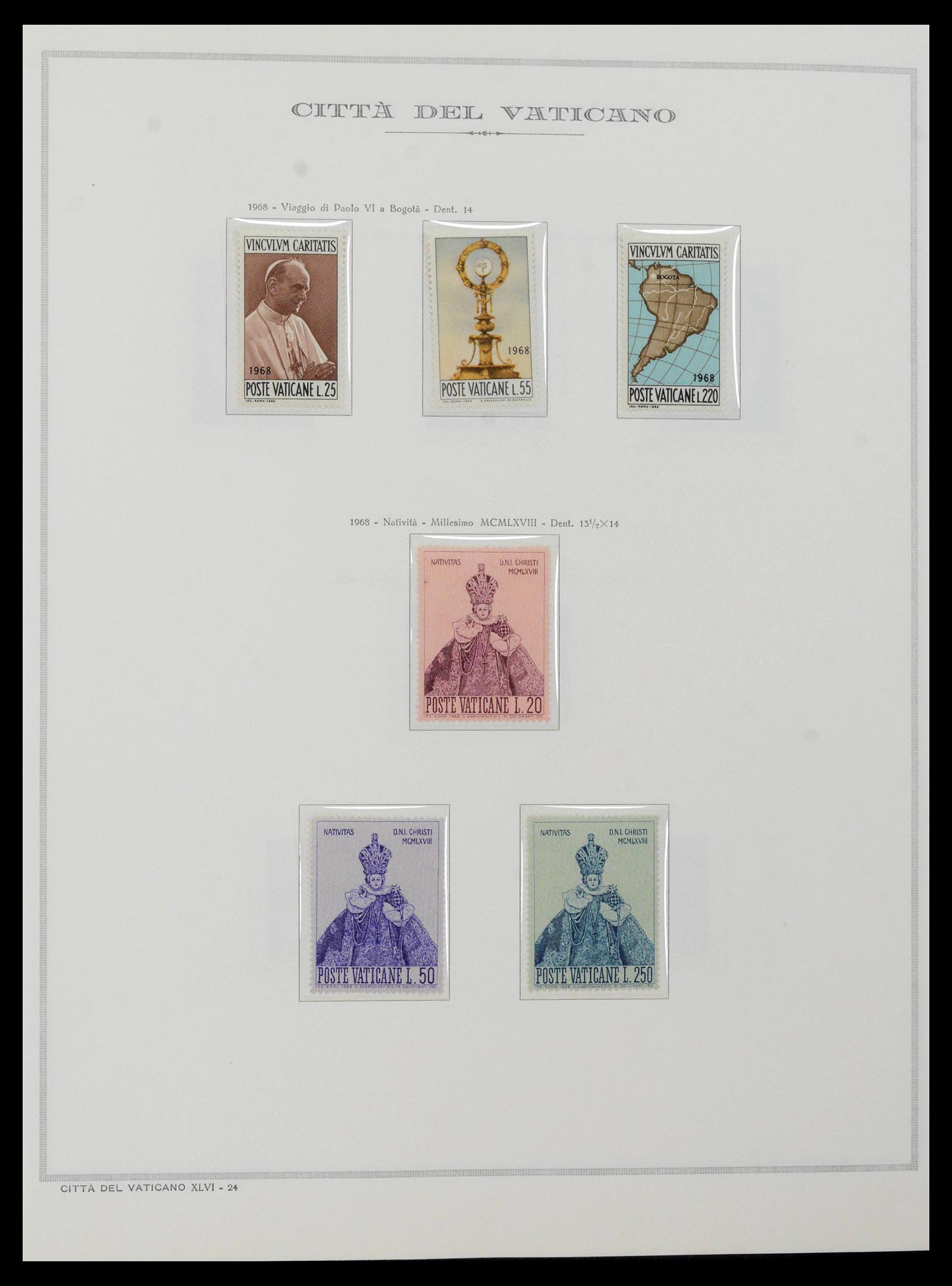 38957 0065 - Stamp collection 38957 Vatican complete 1929-2017.