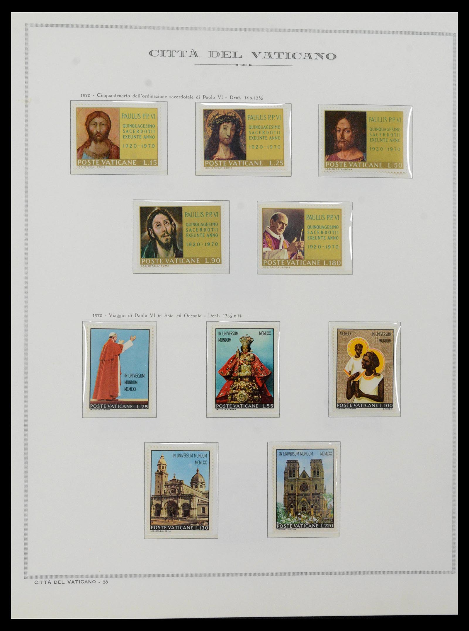 38957 0069 - Stamp collection 38957 Vatican complete 1929-2017.