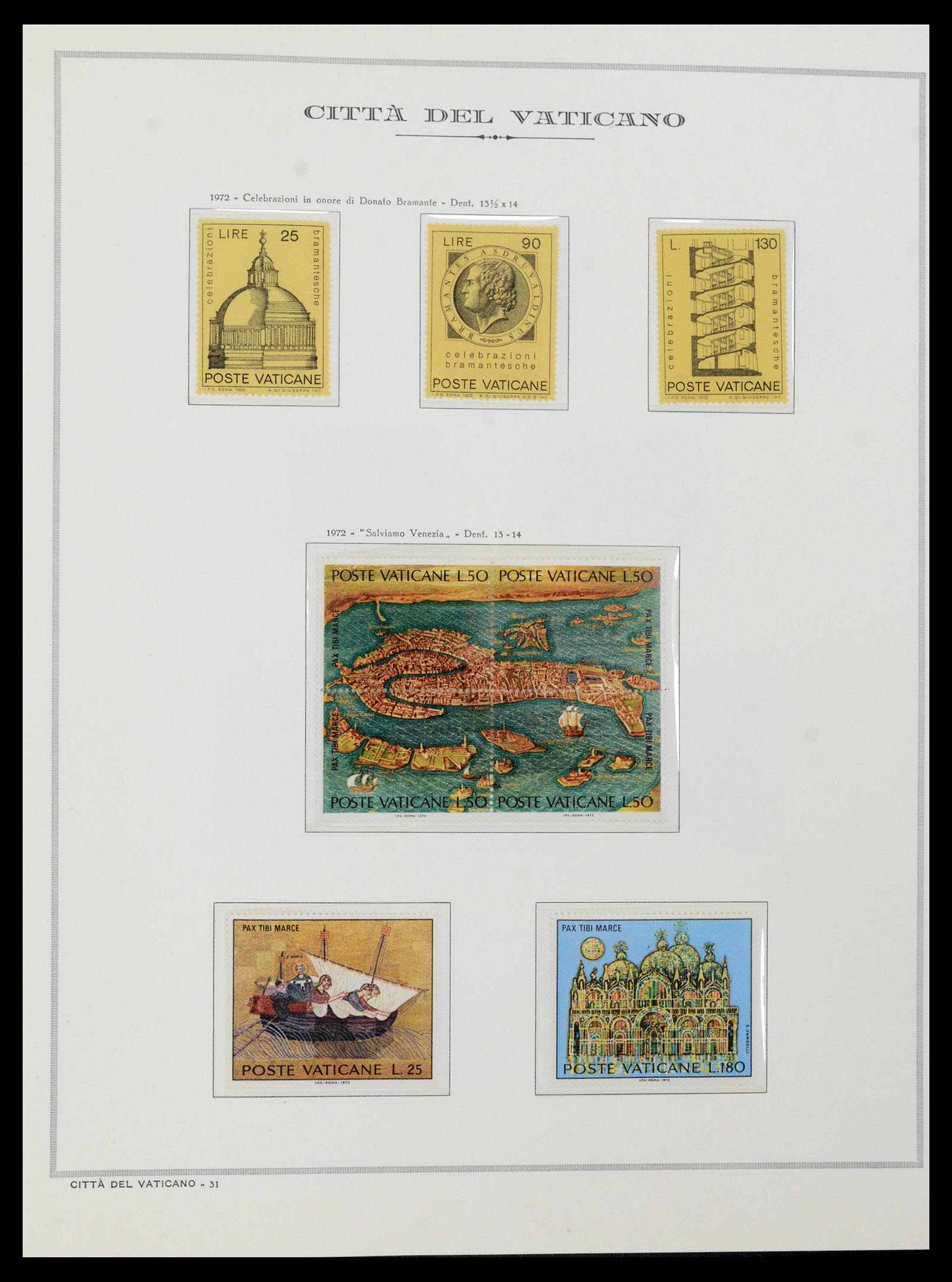 38957 0073 - Stamp collection 38957 Vatican complete 1929-2017.