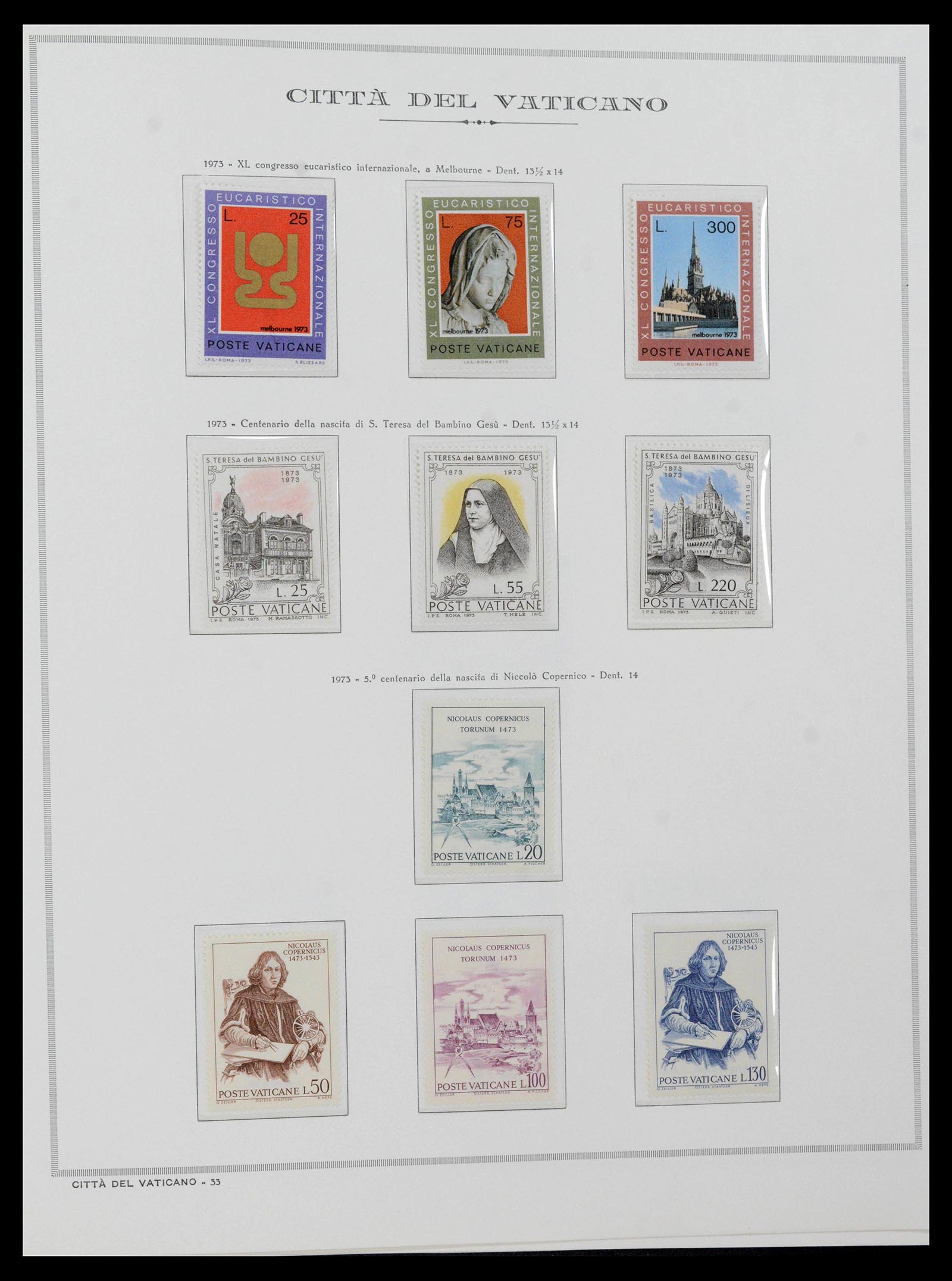 38957 0078 - Stamp collection 38957 Vatican complete 1929-2017.