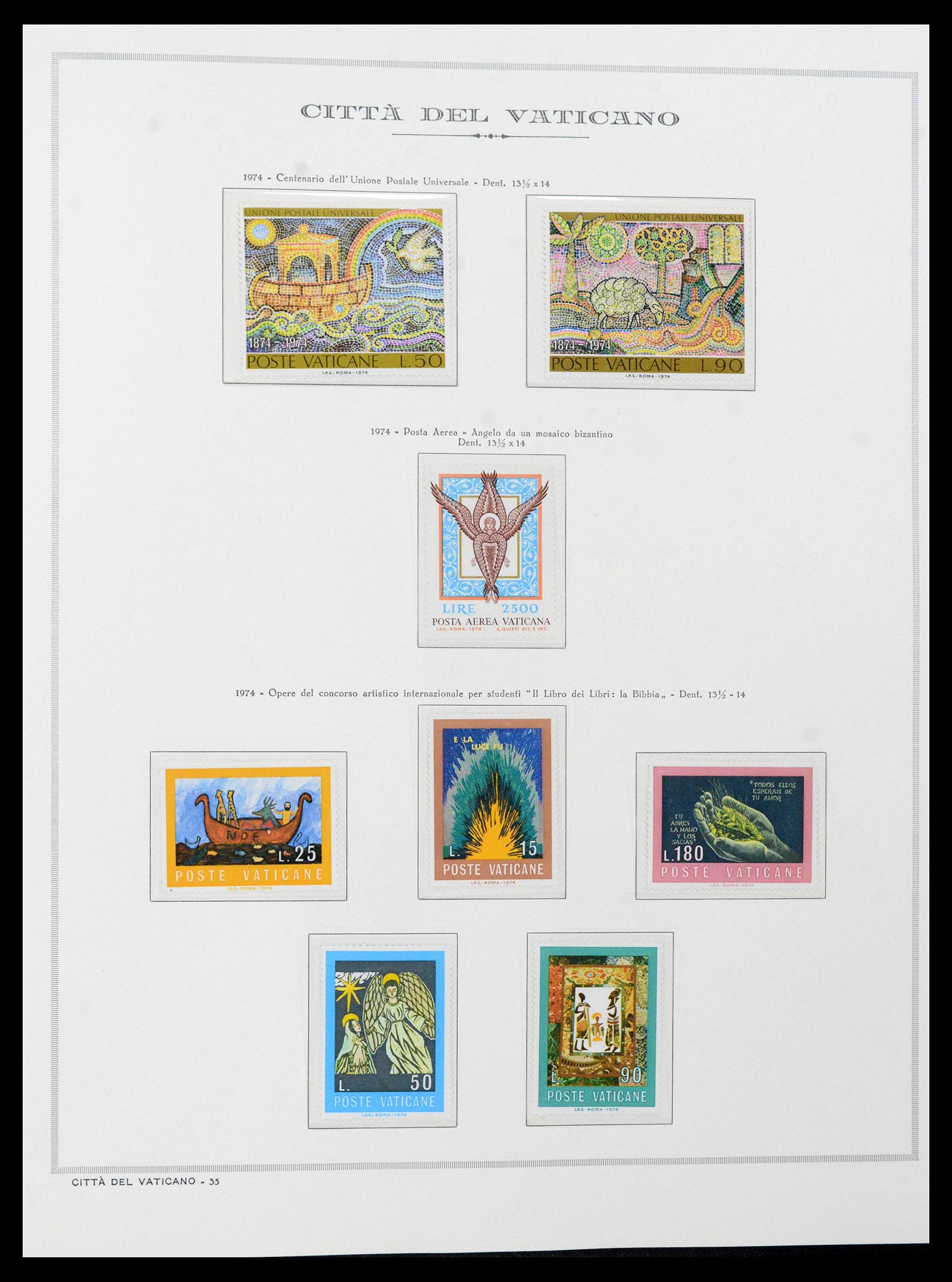 38957 0079 - Stamp collection 38957 Vatican complete 1929-2017.