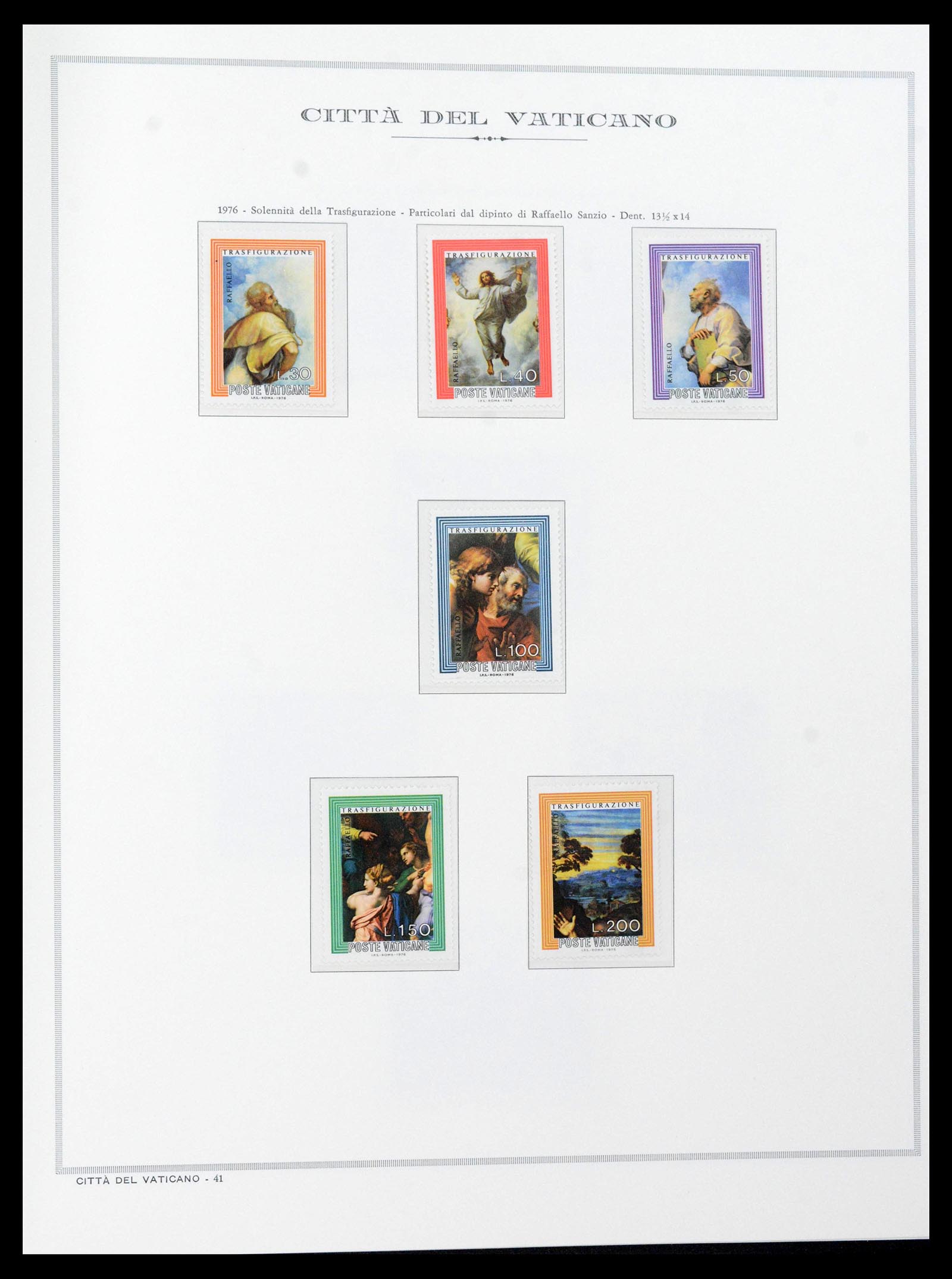38957 0085 - Stamp collection 38957 Vatican complete 1929-2017.