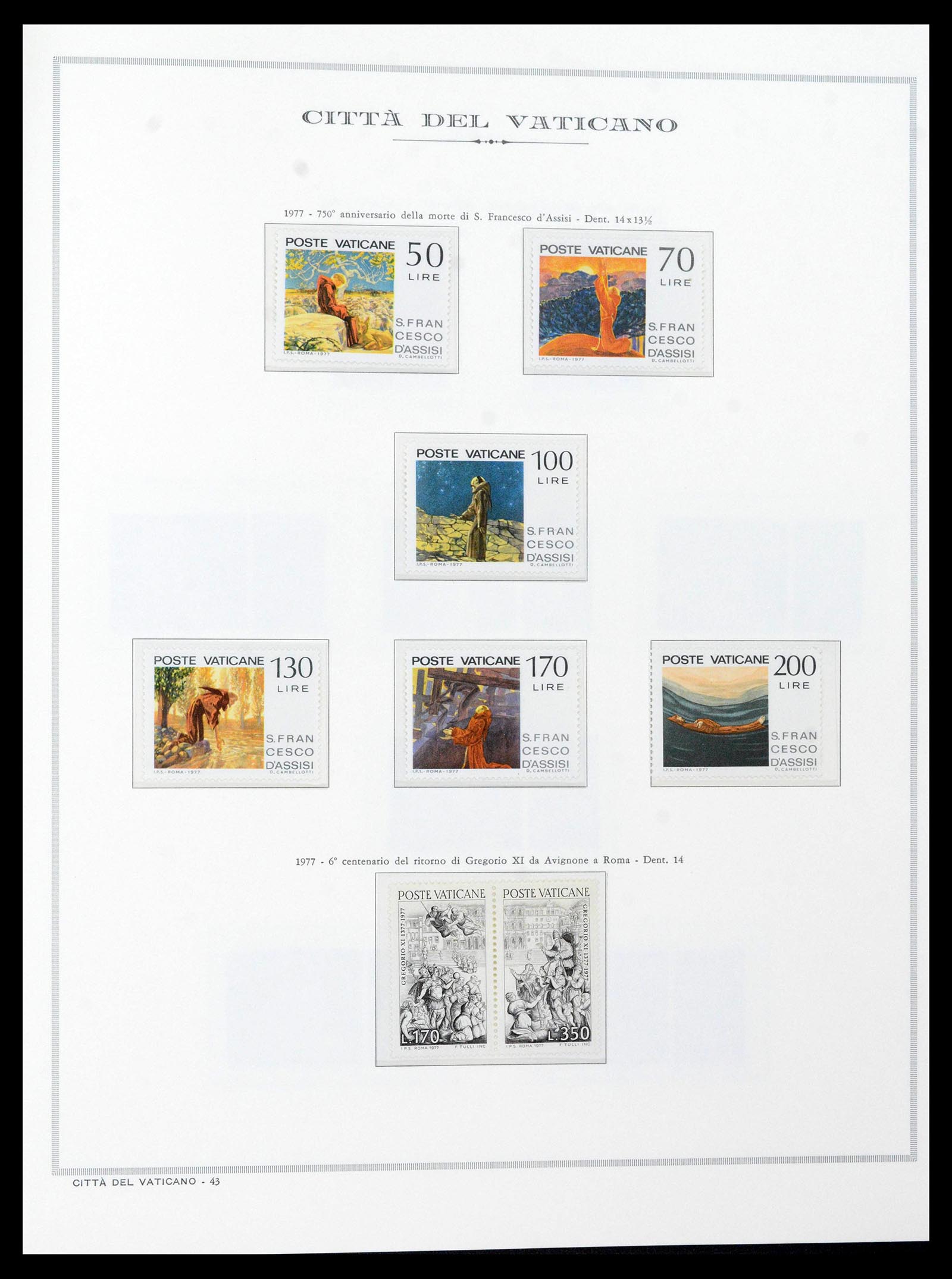 38957 0087 - Stamp collection 38957 Vatican complete 1929-2017.