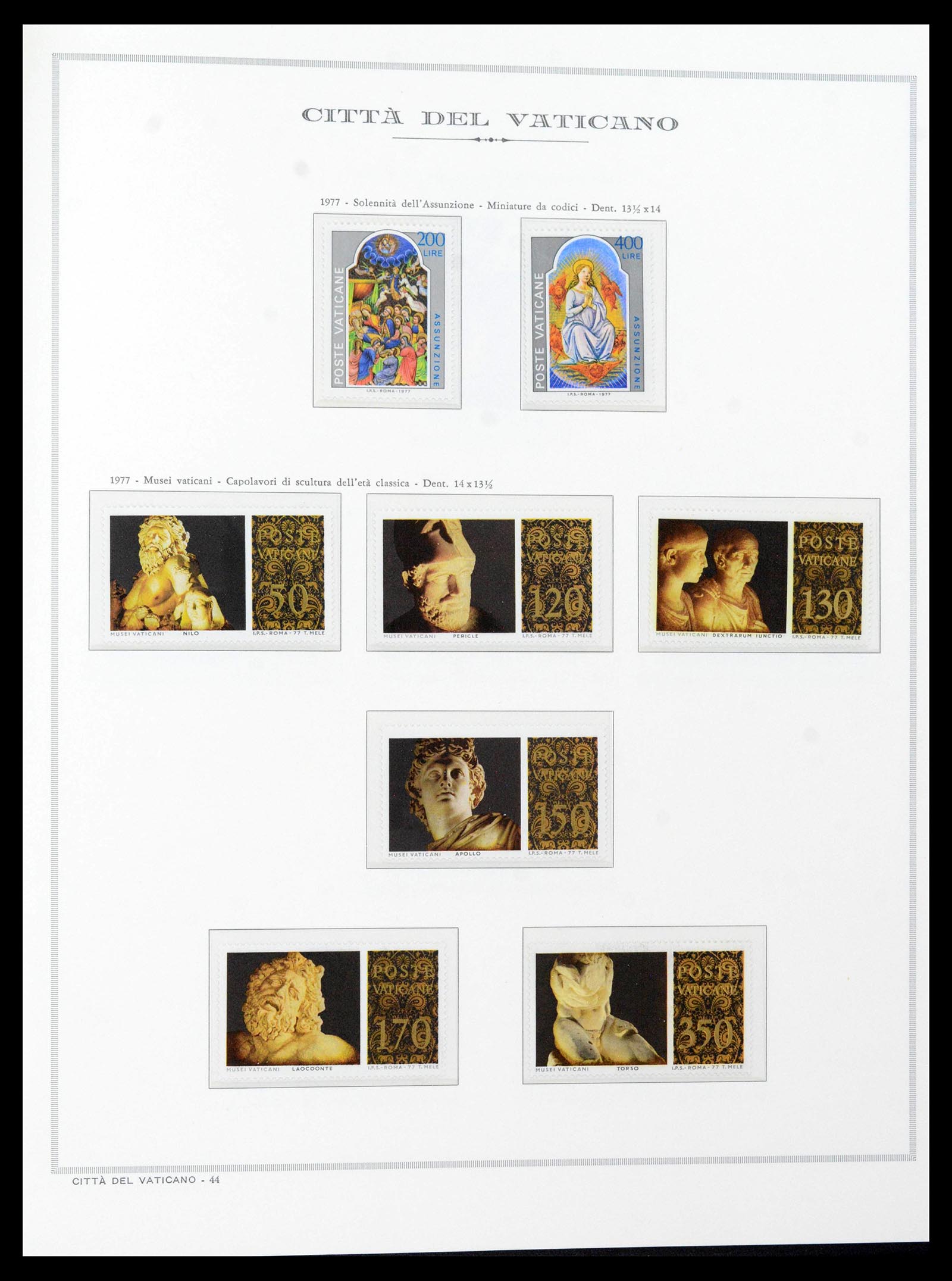 38957 0088 - Stamp collection 38957 Vatican complete 1929-2017.