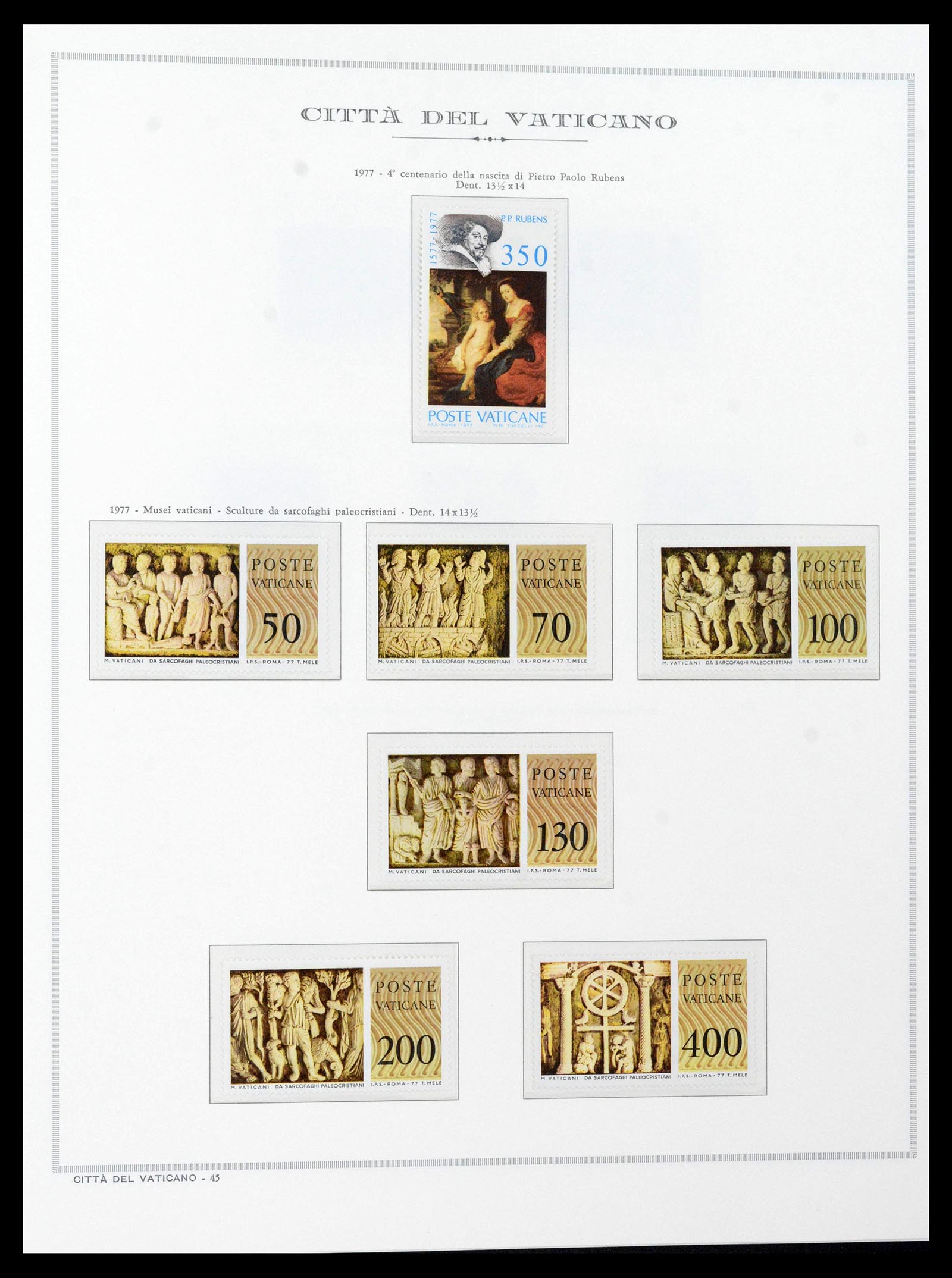 38957 0089 - Stamp collection 38957 Vatican complete 1929-2017.
