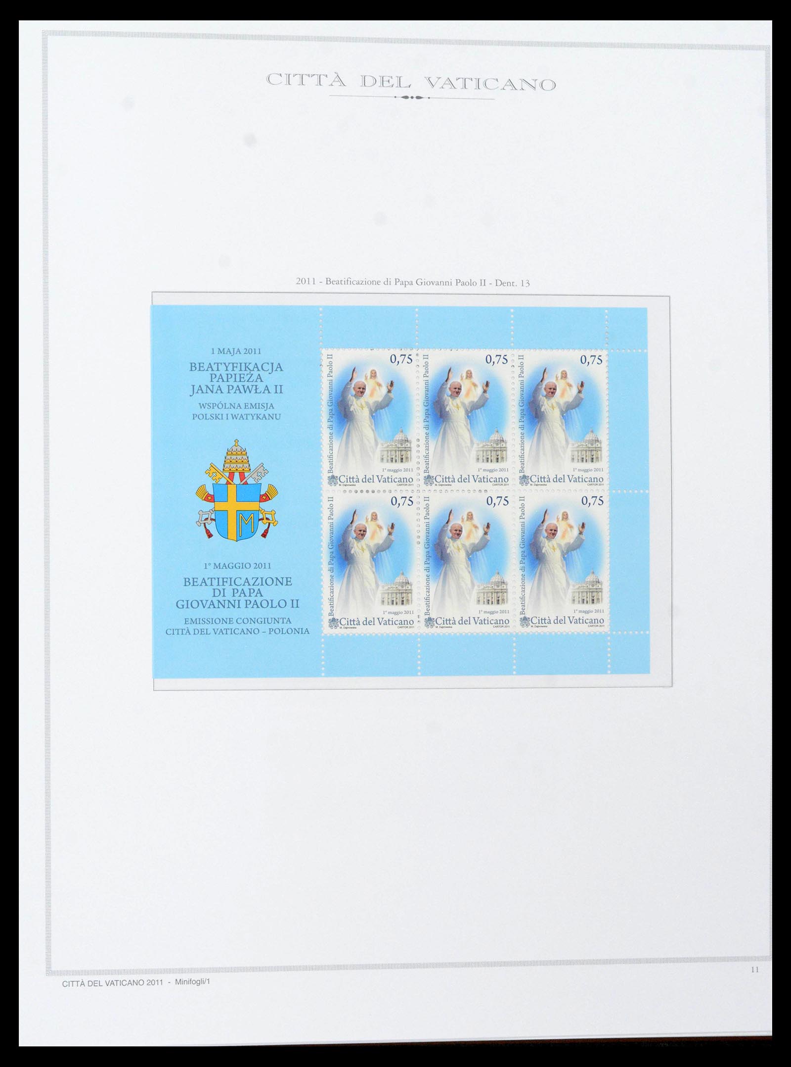 38957 0341 - Stamp collection 38957 Vatican complete 1929-2017.