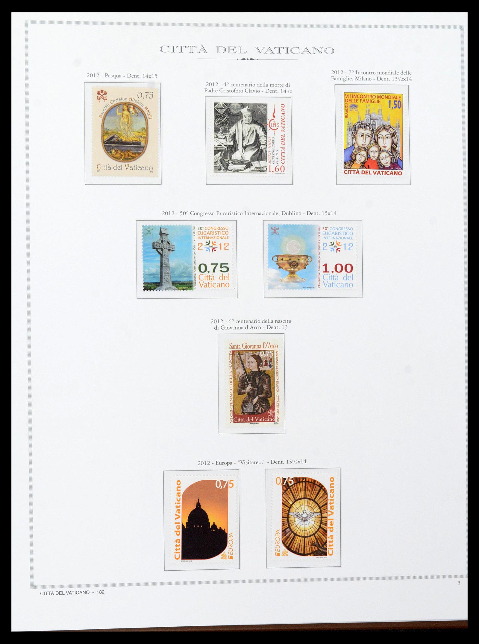 38957 0346 - Stamp collection 38957 Vatican complete 1929-2017.