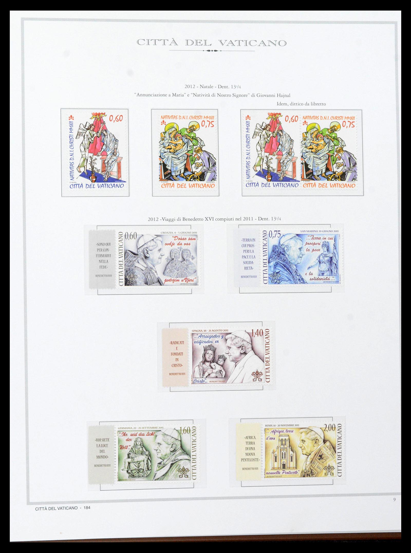 38957 0348 - Stamp collection 38957 Vatican complete 1929-2017.