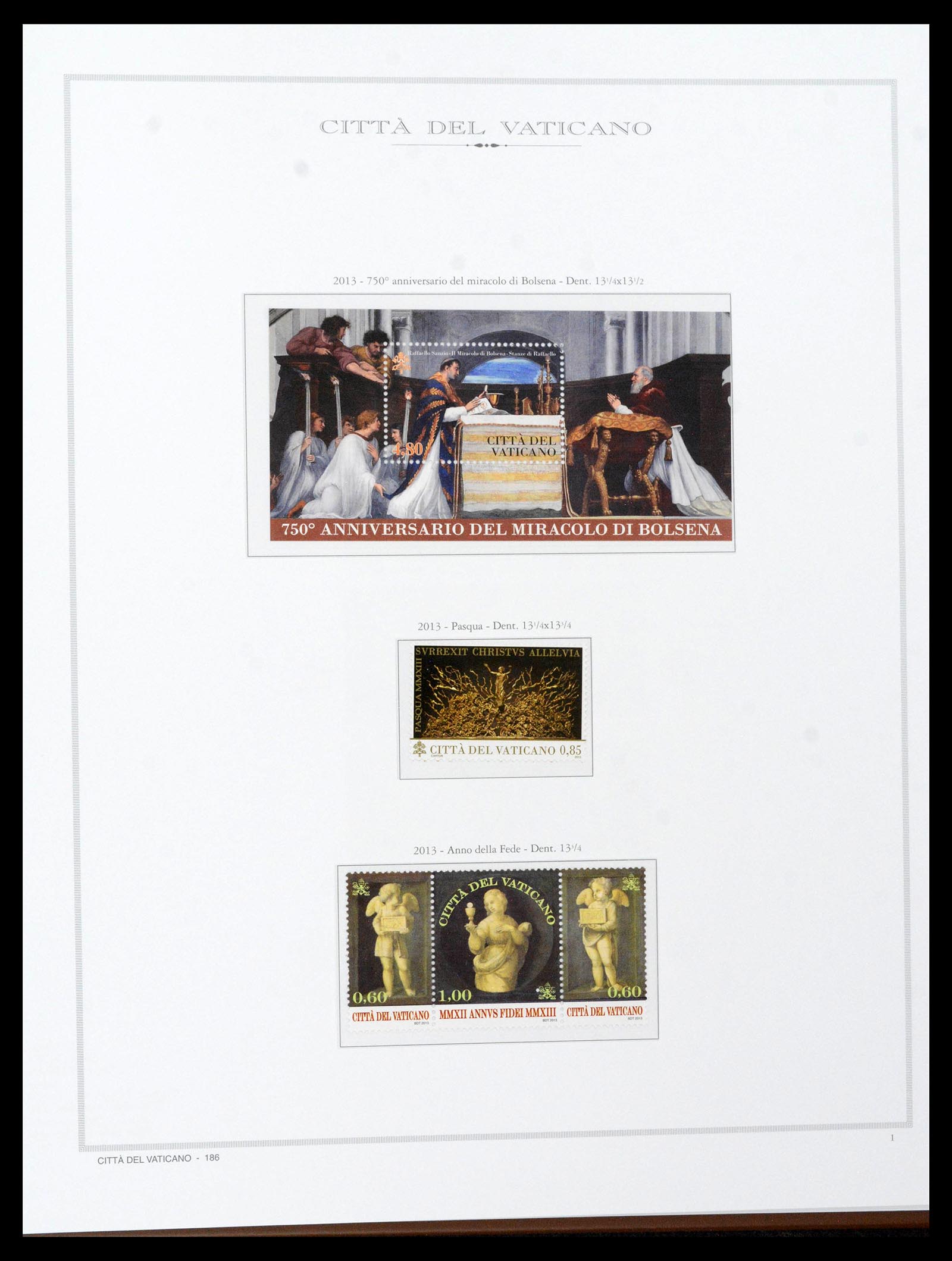38957 0354 - Stamp collection 38957 Vatican complete 1929-2017.