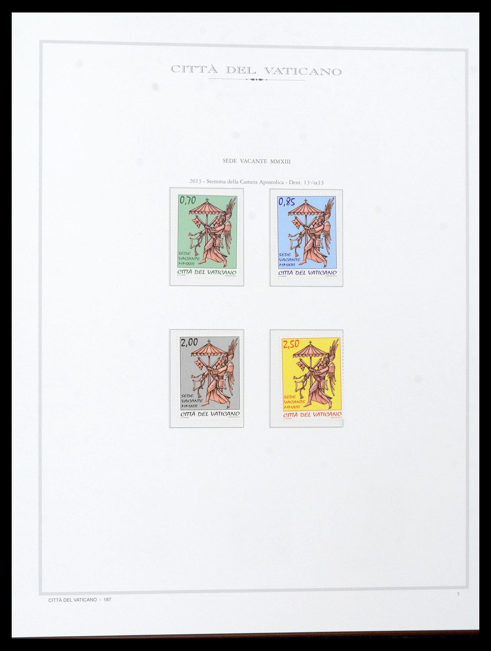 38957 0356 - Stamp collection 38957 Vatican complete 1929-2017.