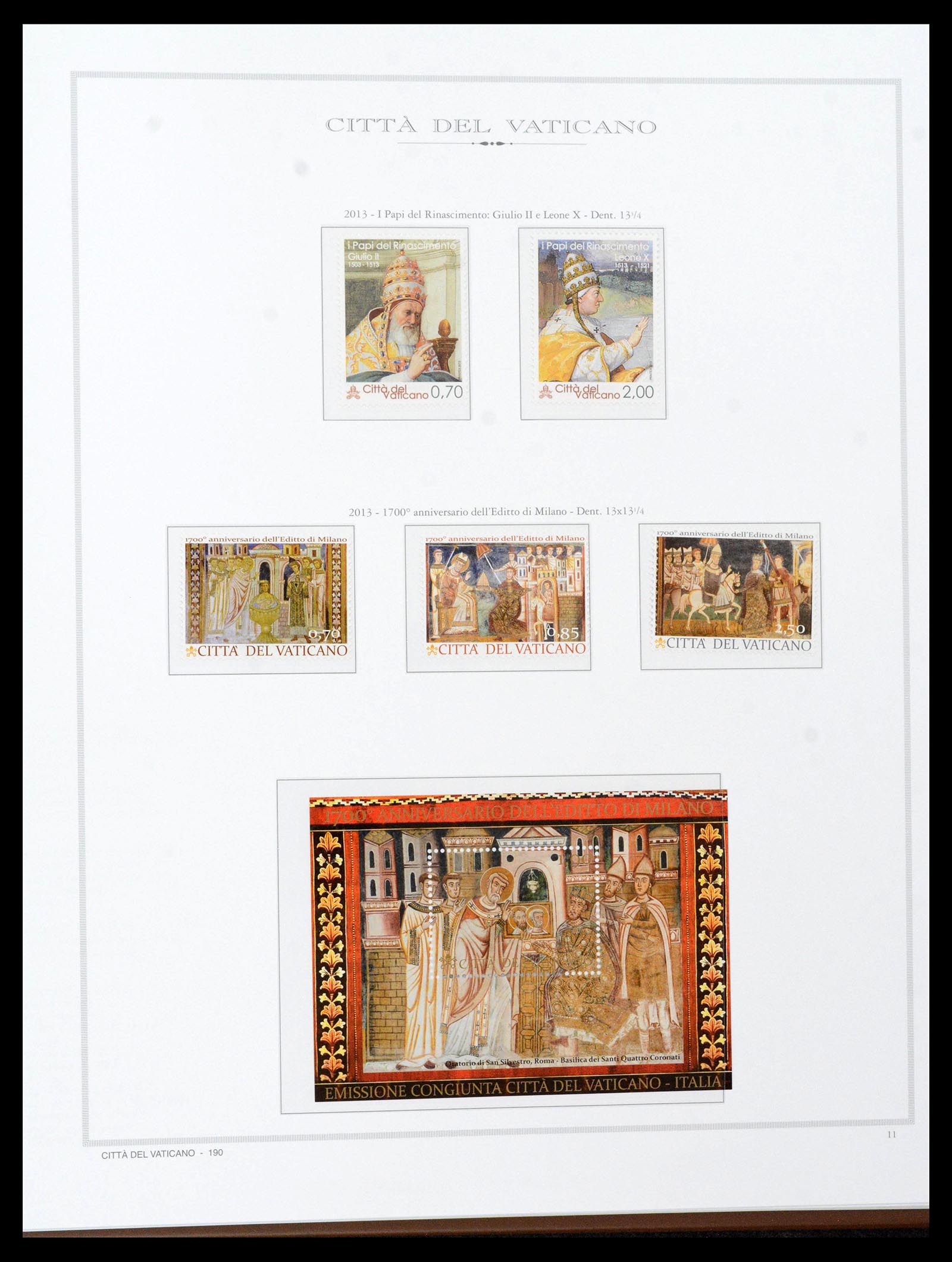 38957 0358 - Stamp collection 38957 Vatican complete 1929-2017.