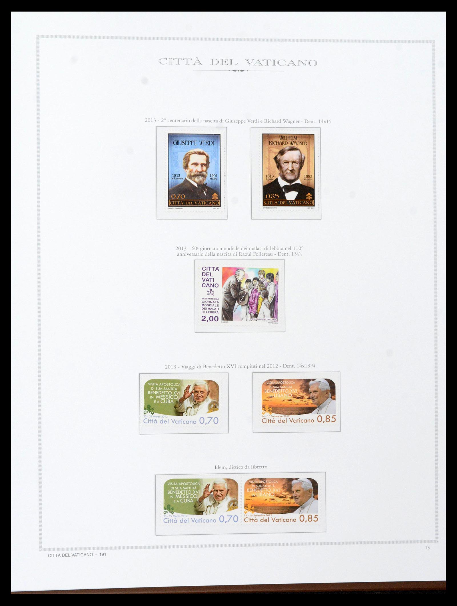 38957 0359 - Stamp collection 38957 Vatican complete 1929-2017.