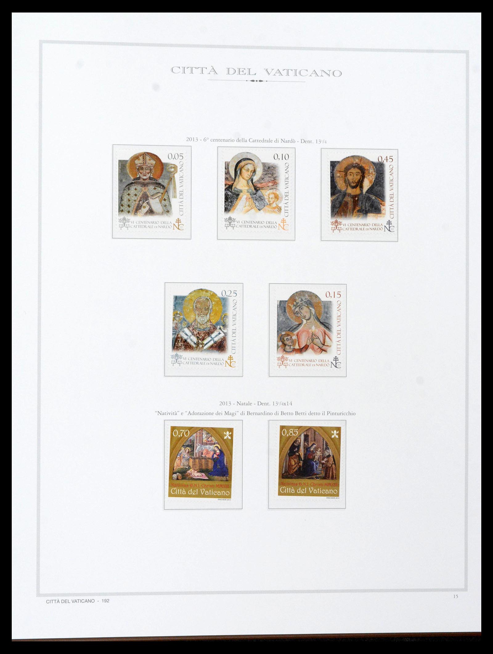 38957 0360 - Stamp collection 38957 Vatican complete 1929-2017.