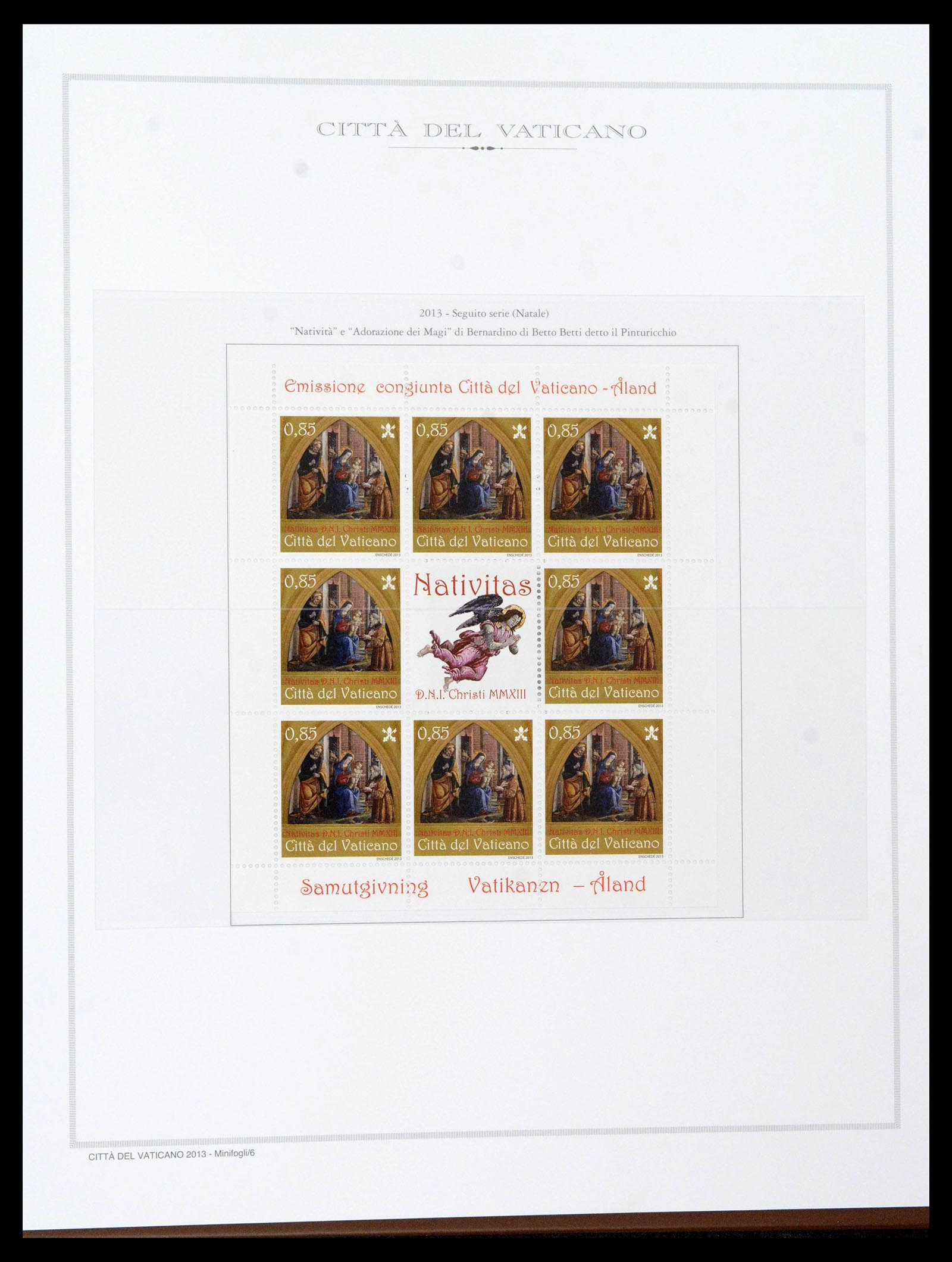 38957 0365 - Stamp collection 38957 Vatican complete 1929-2017.