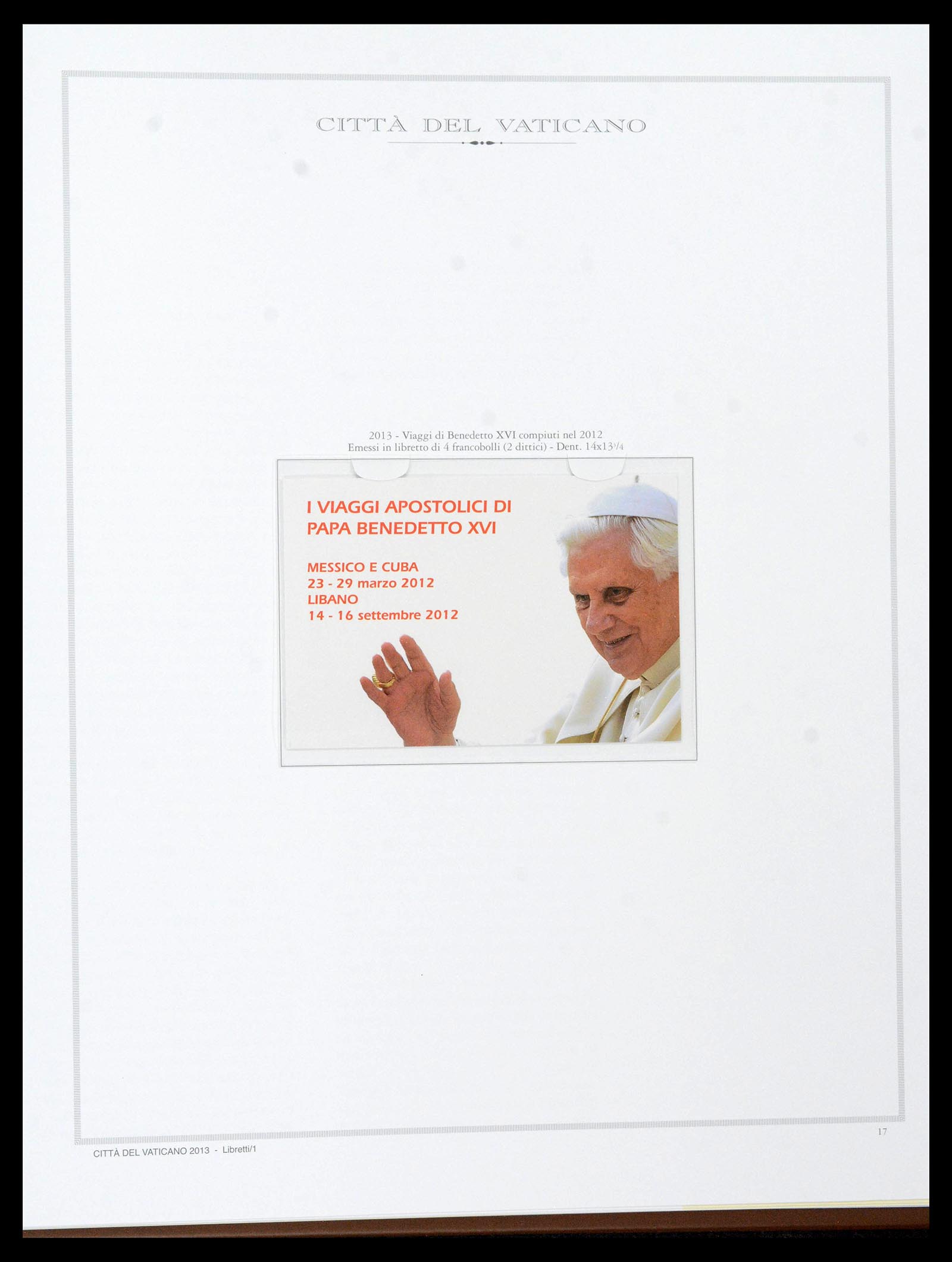 38957 0366 - Stamp collection 38957 Vatican complete 1929-2017.
