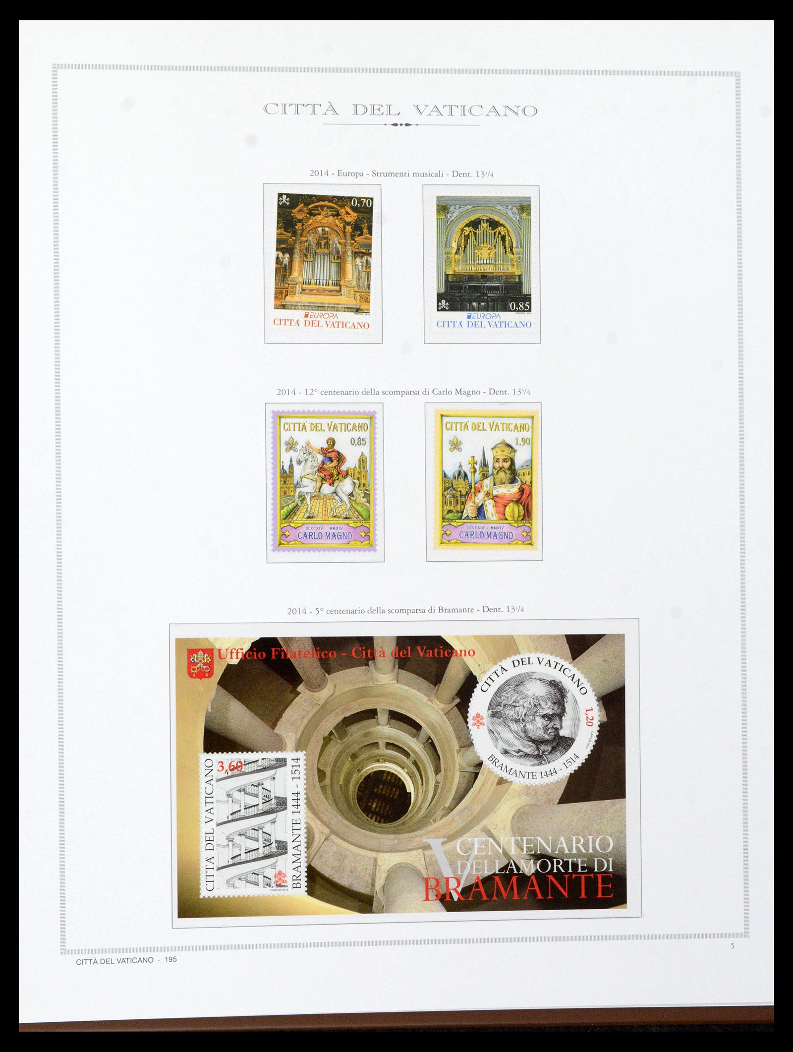 38957 0369 - Stamp collection 38957 Vatican complete 1929-2017.