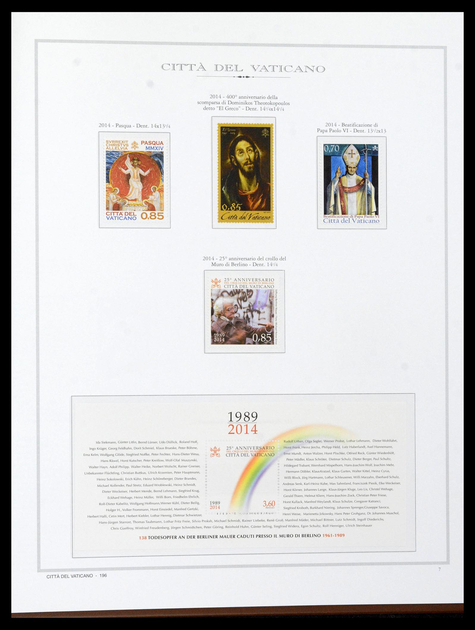 38957 0370 - Stamp collection 38957 Vatican complete 1929-2017.