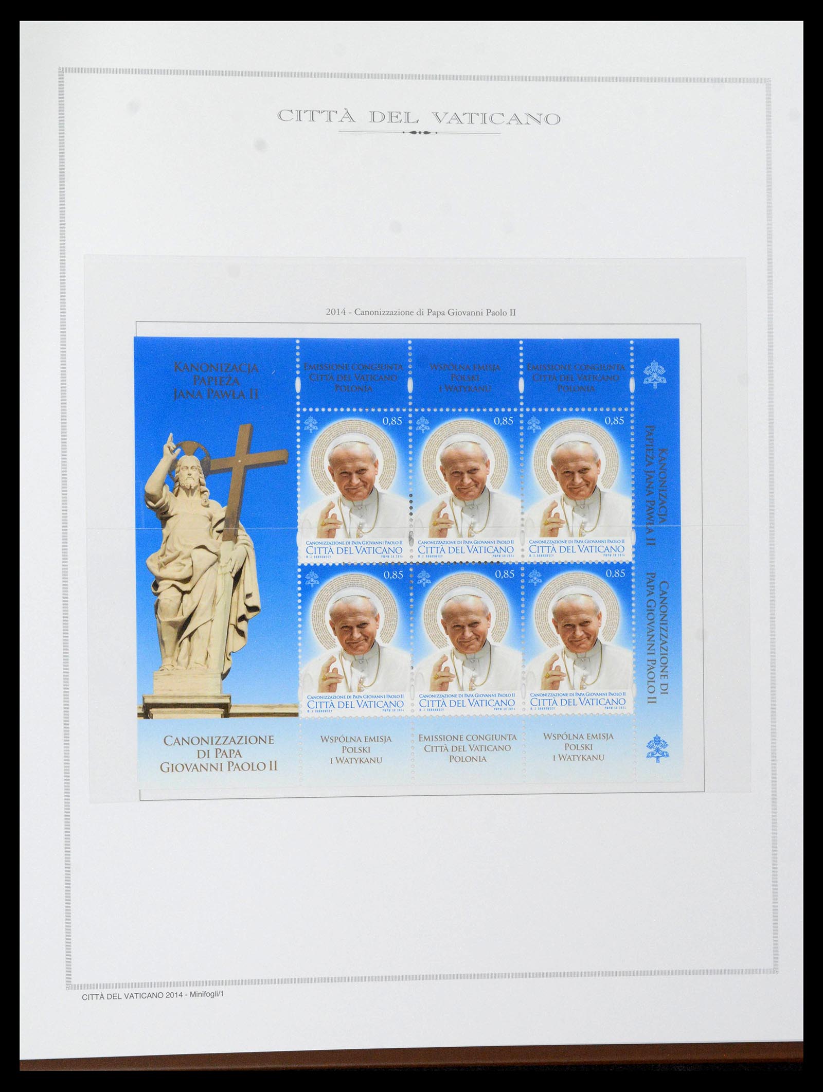 38957 0374 - Stamp collection 38957 Vatican complete 1929-2017.