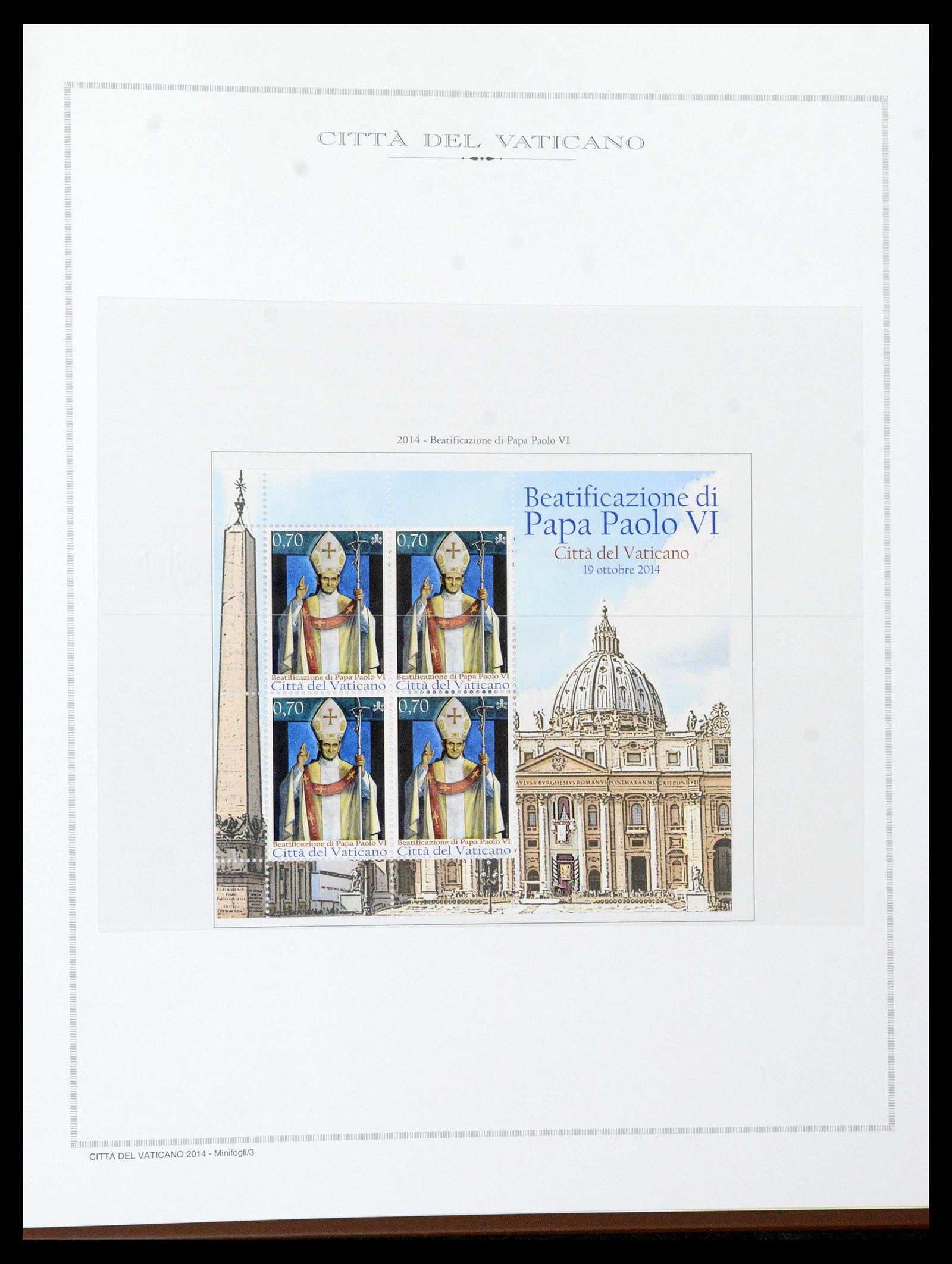 38957 0376 - Stamp collection 38957 Vatican complete 1929-2017.