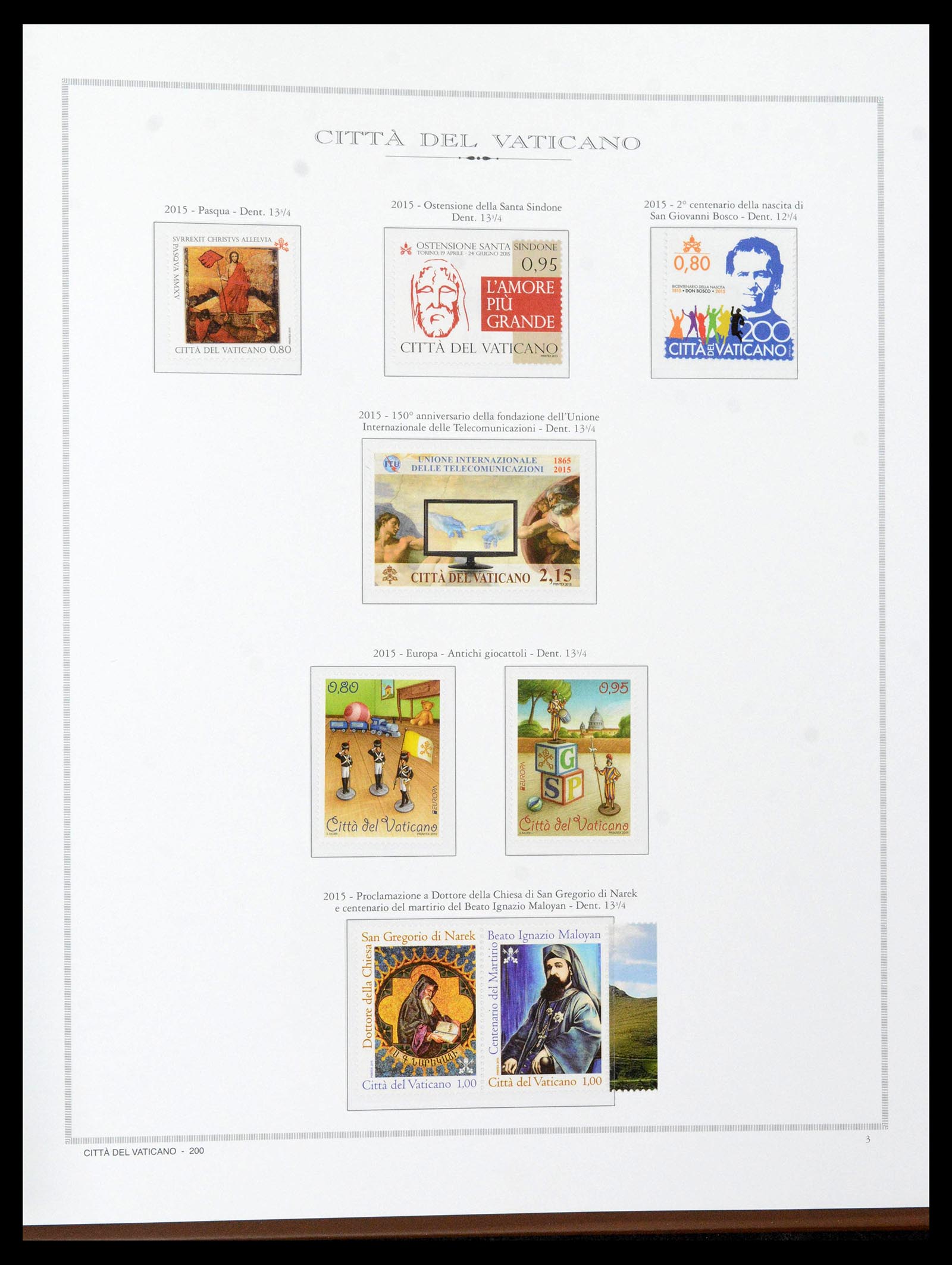 38957 0378 - Stamp collection 38957 Vatican complete 1929-2017.