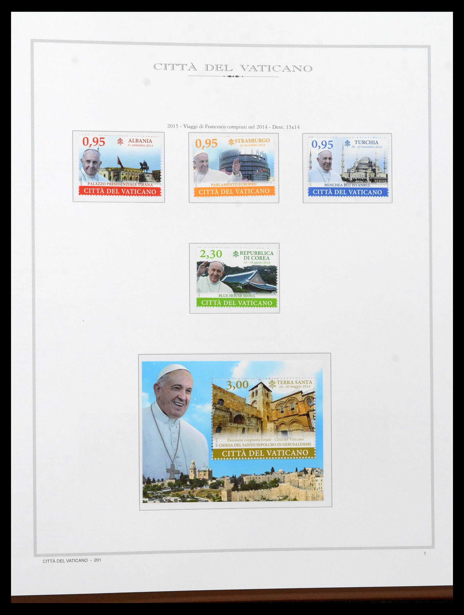 38957 0379 - Stamp collection 38957 Vatican complete 1929-2017.