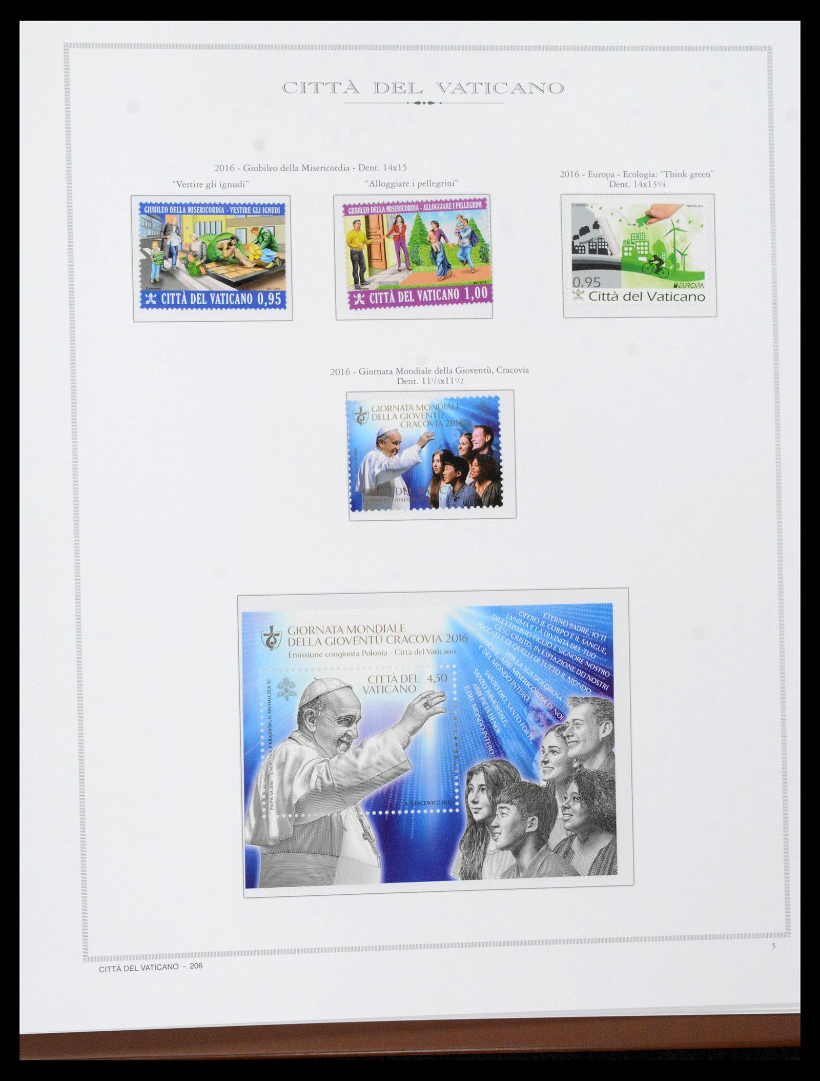 38957 0389 - Stamp collection 38957 Vatican complete 1929-2017.
