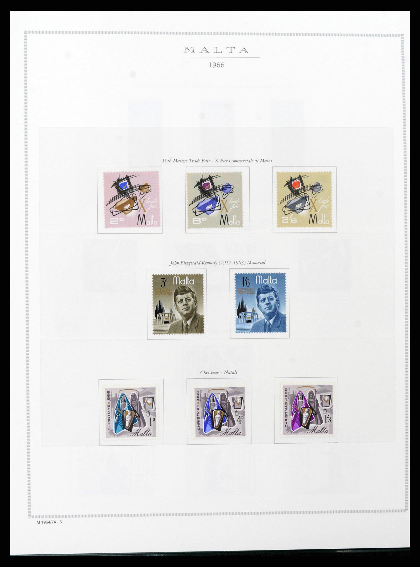 38958 0015 - Postzegelverzameling 38958 Malta 1937-2015.