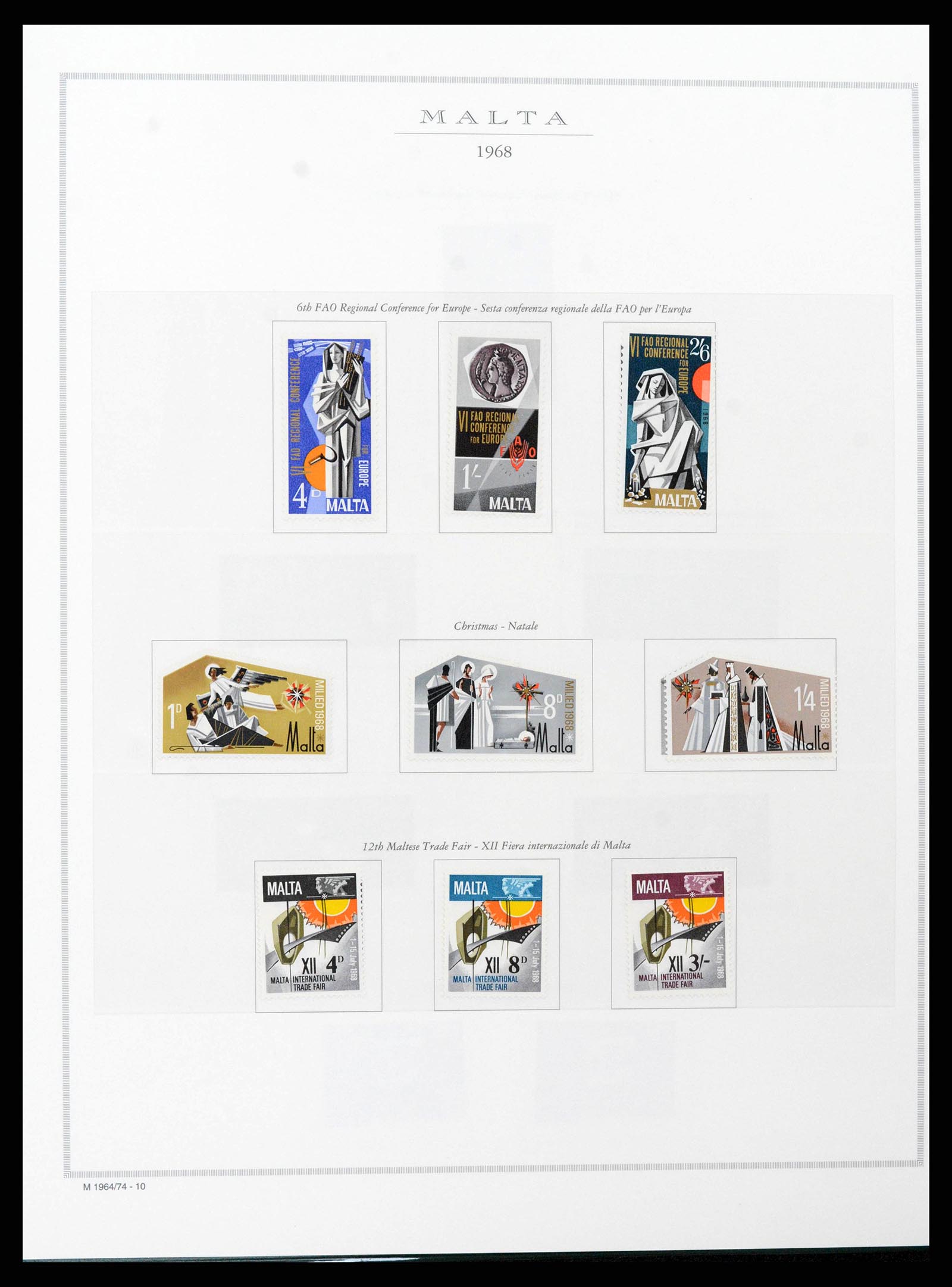 38958 0019 - Postzegelverzameling 38958 Malta 1937-2015.