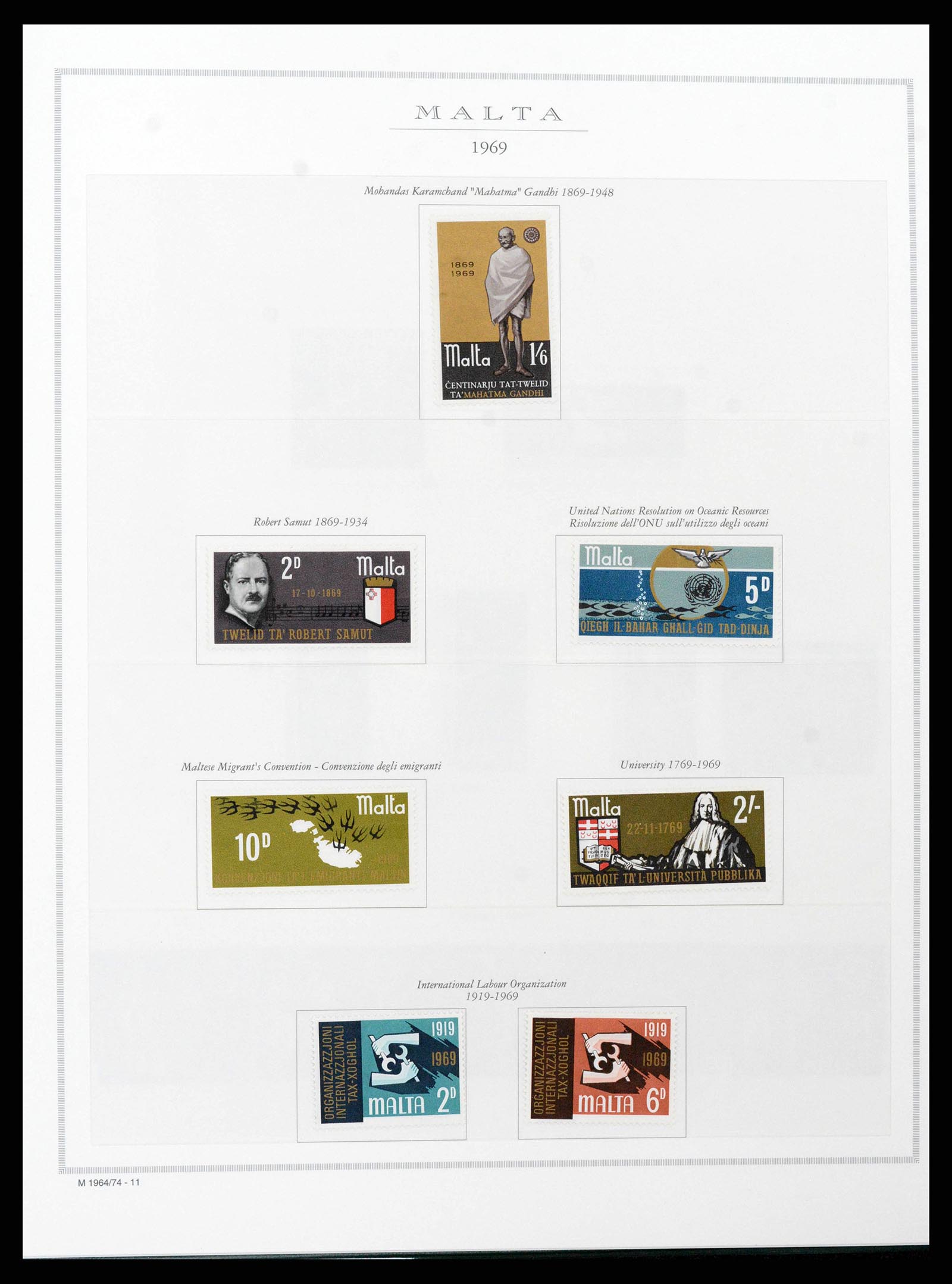 38958 0020 - Postzegelverzameling 38958 Malta 1937-2015.