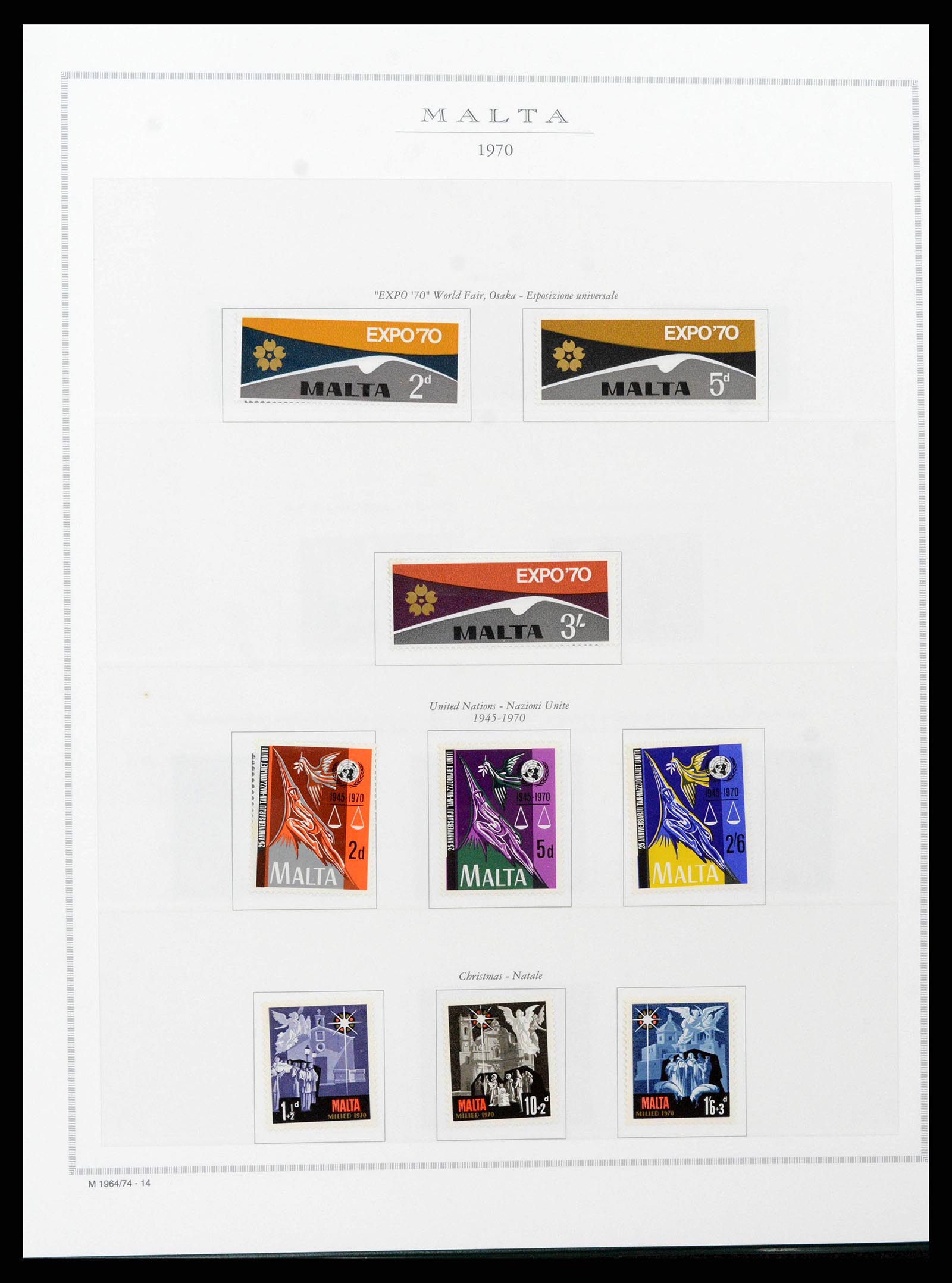 38958 0023 - Stamp collection 38958 Malta 1937-2015.