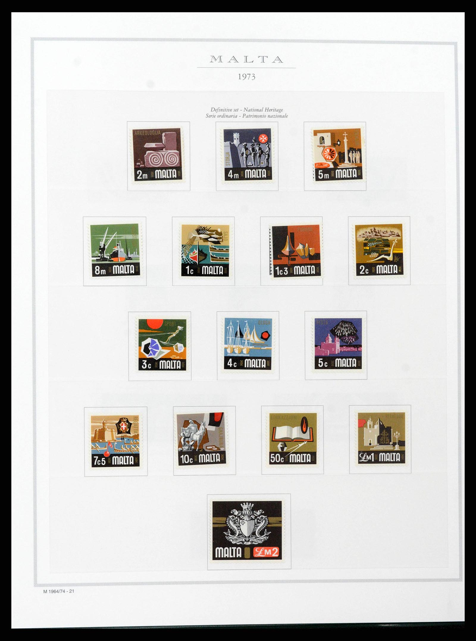 38958 0034 - Stamp collection 38958 Malta 1937-2015.
