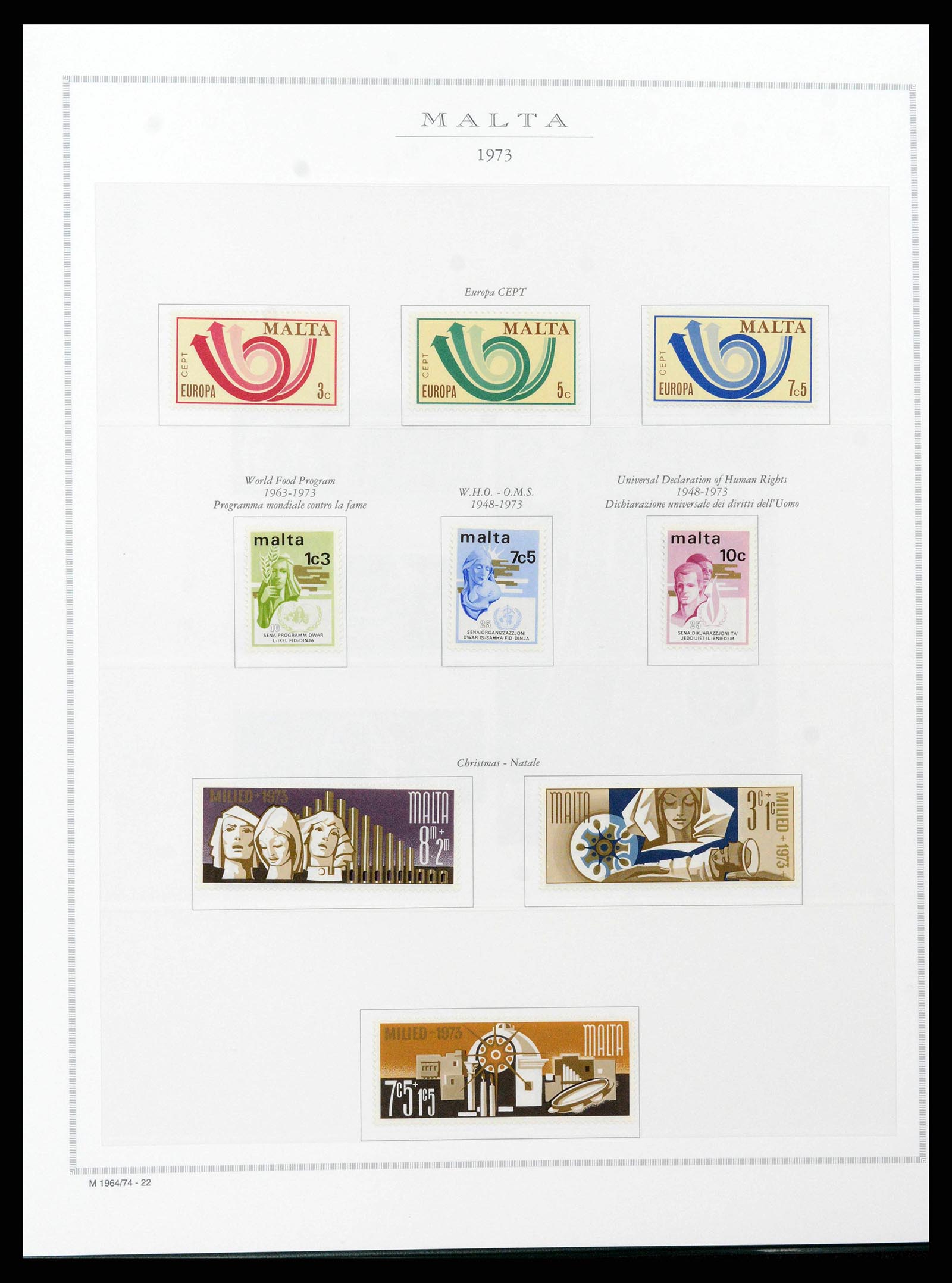 38958 0035 - Stamp collection 38958 Malta 1937-2015.