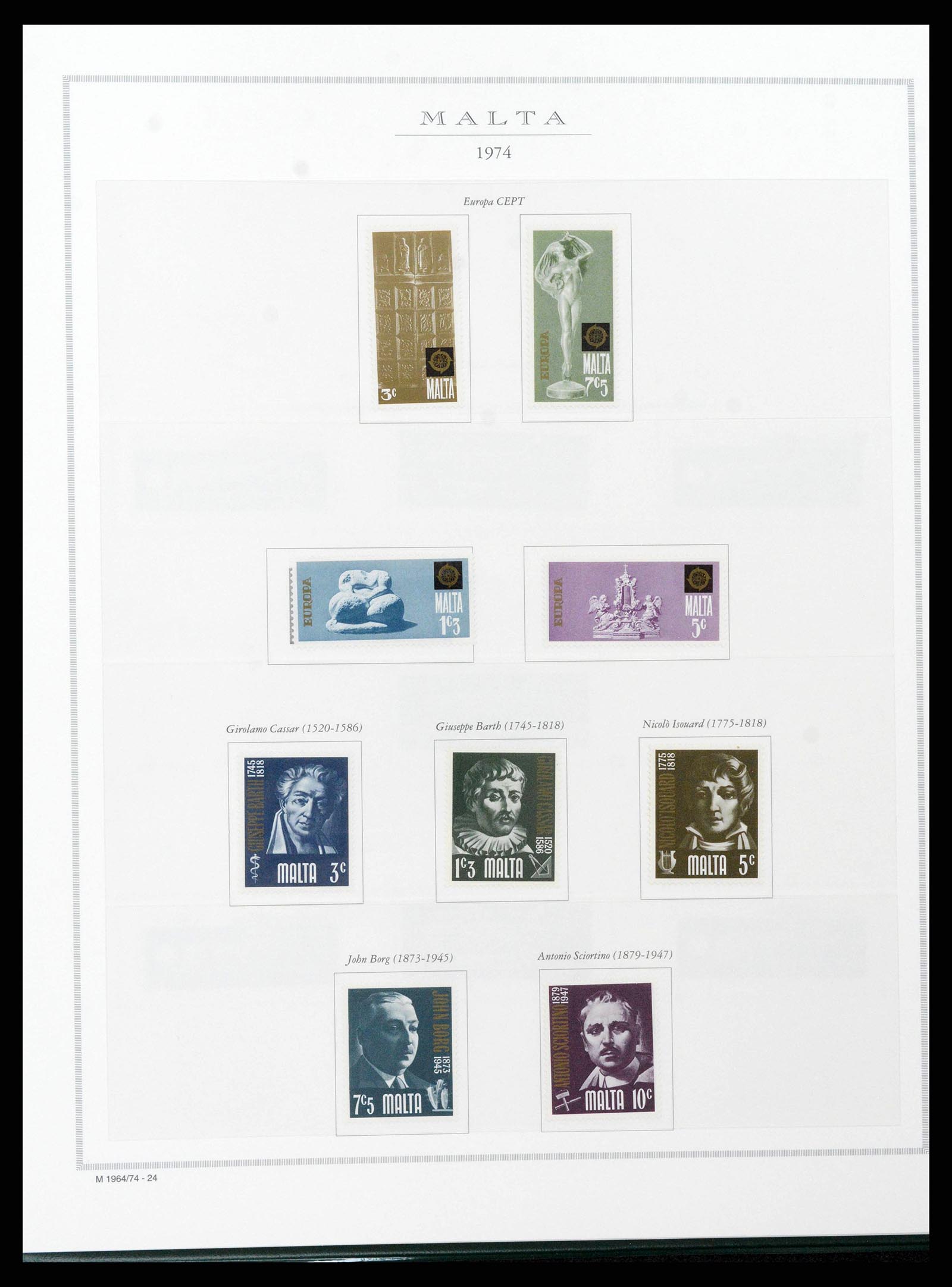38958 0040 - Stamp collection 38958 Malta 1937-2015.