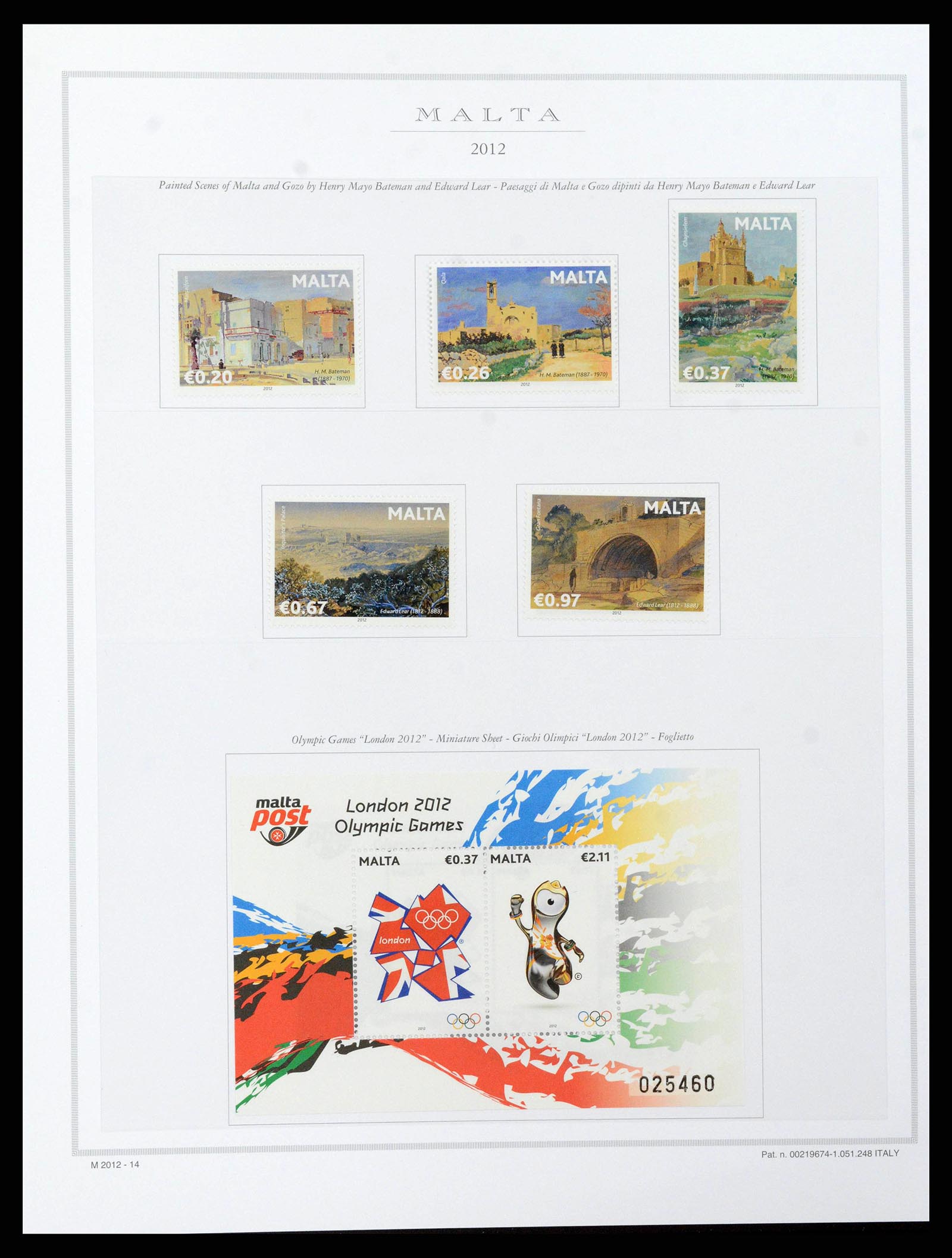 38958 0262 - Stamp collection 38958 Malta 1937-2015.