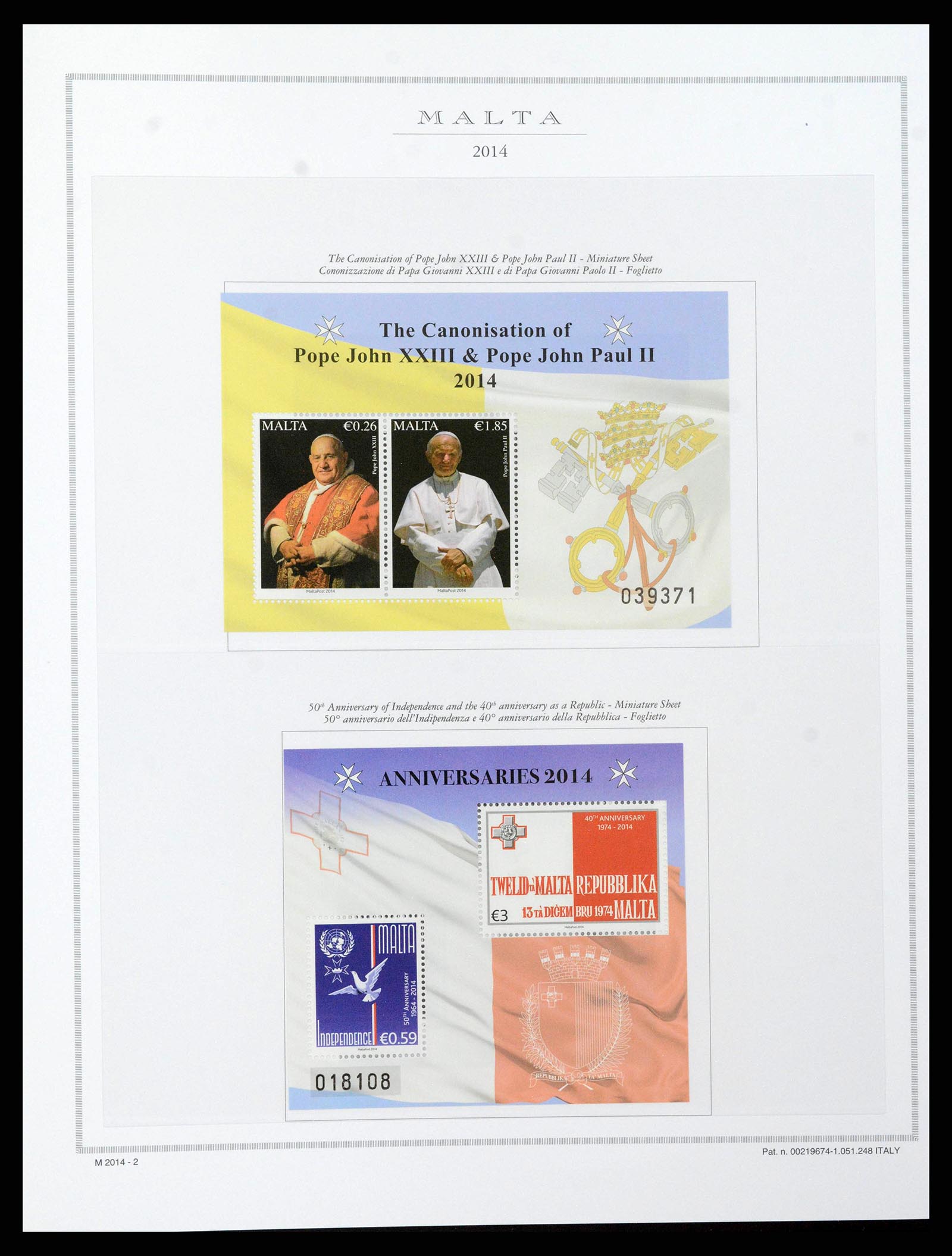 38958 0270 - Stamp collection 38958 Malta 1937-2015.