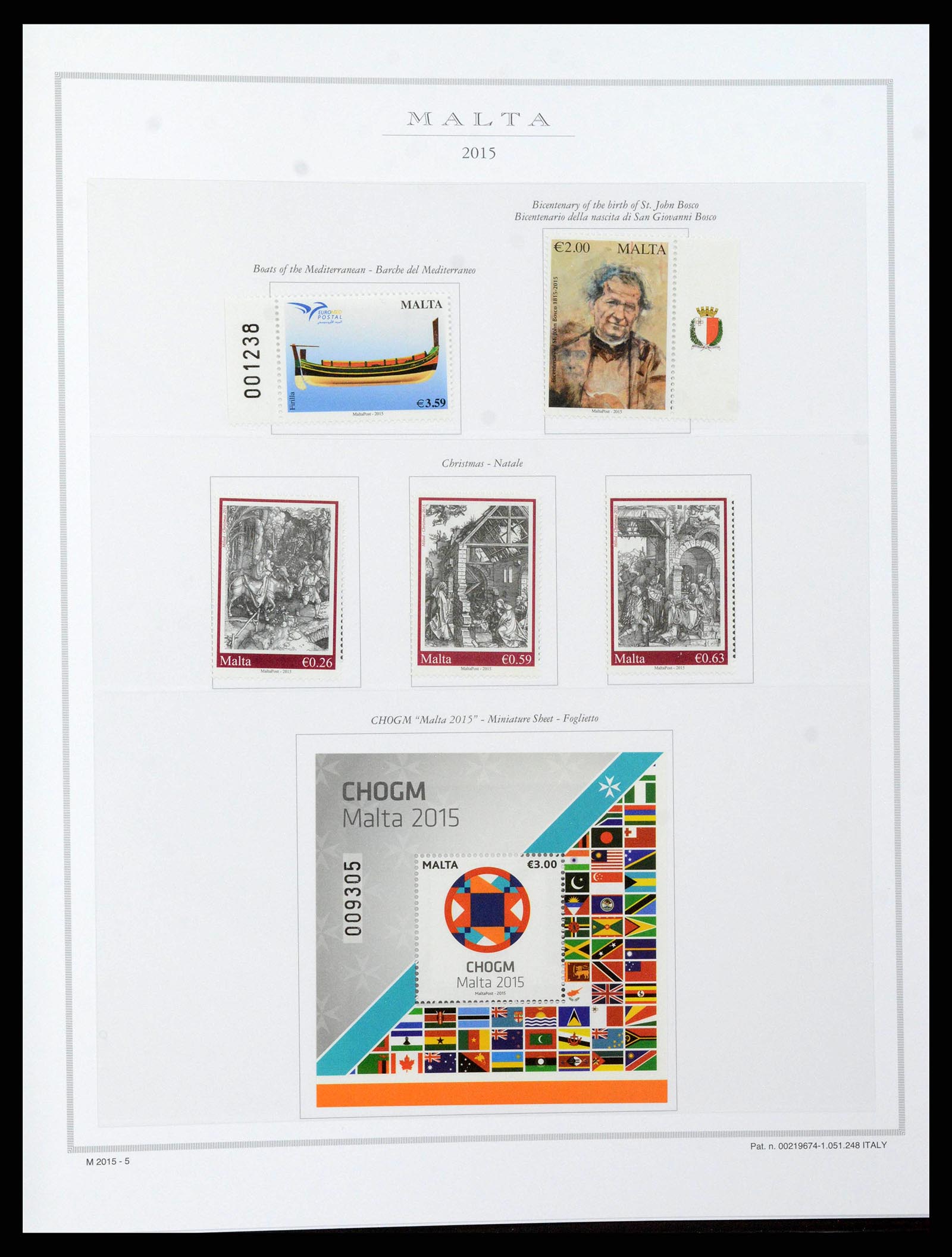 38958 0280 - Stamp collection 38958 Malta 1937-2015.