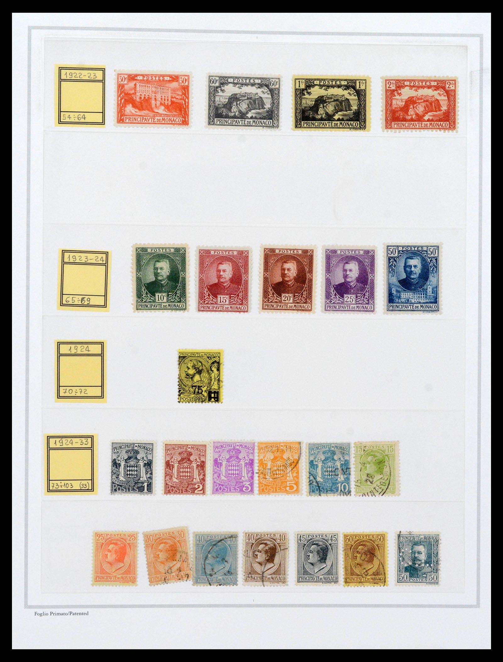 38963 0002 - Postzegelverzameling 38963 Monaco 1885-2005.