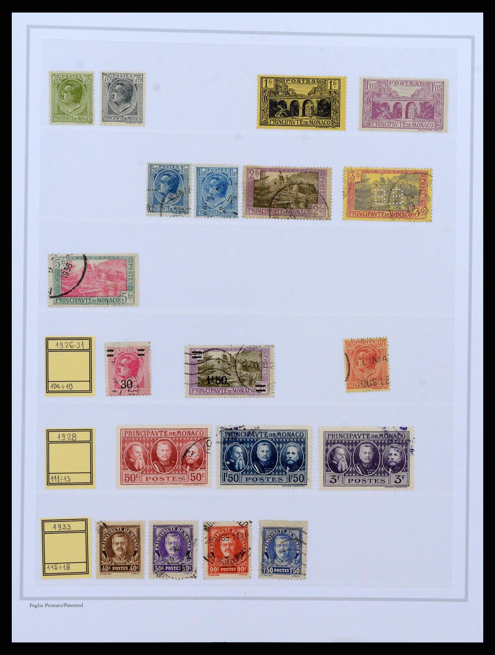 38963 0003 - Postzegelverzameling 38963 Monaco 1885-2005.