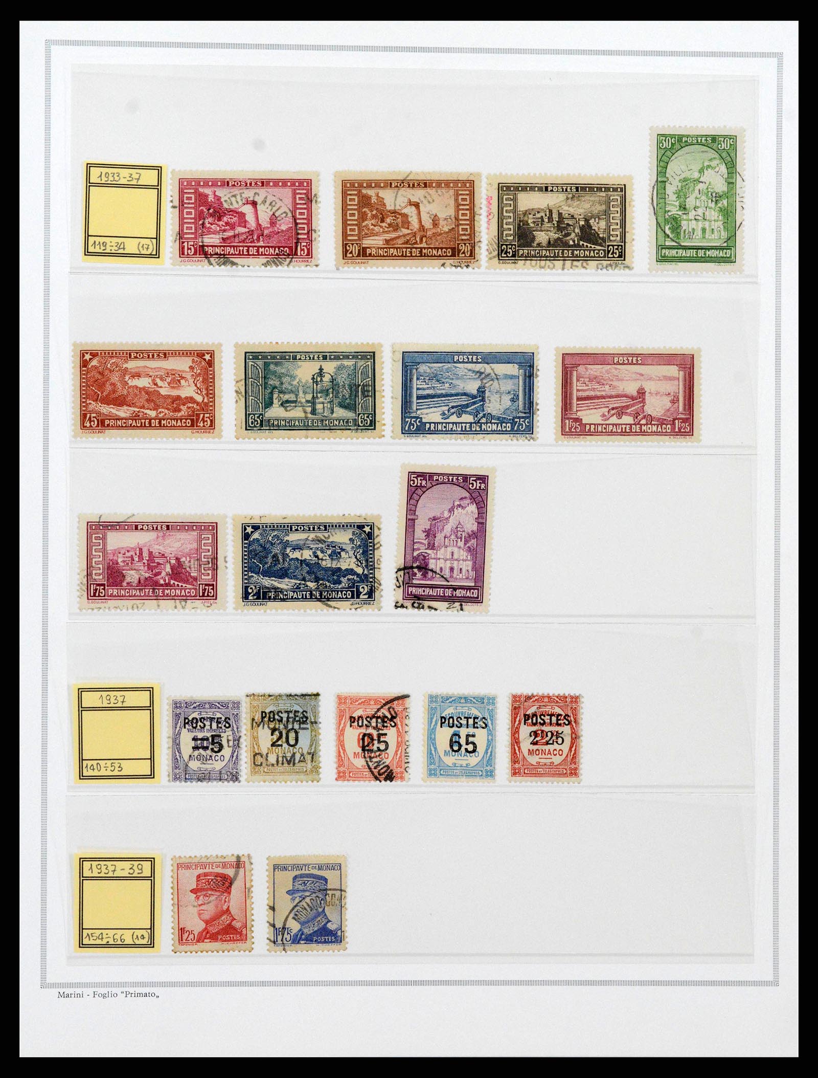 38963 0004 - Postzegelverzameling 38963 Monaco 1885-2005.
