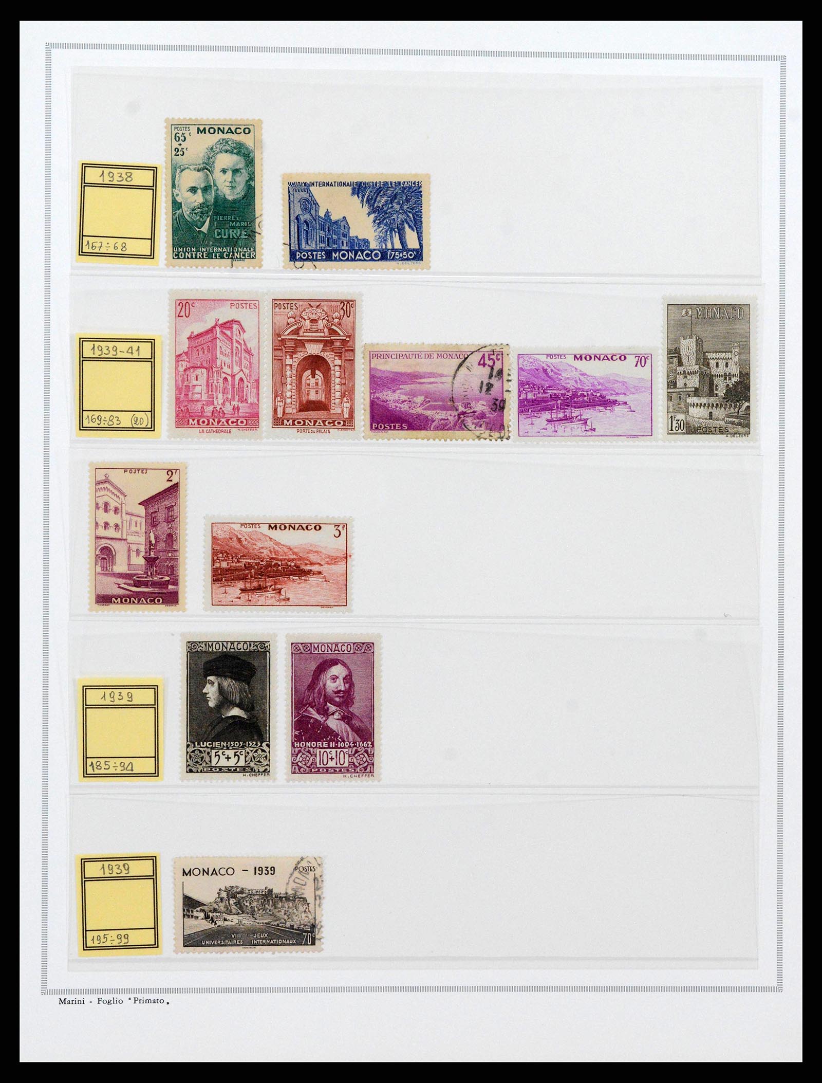 38963 0005 - Stamp collection 38963 Monaco 1885-2005.