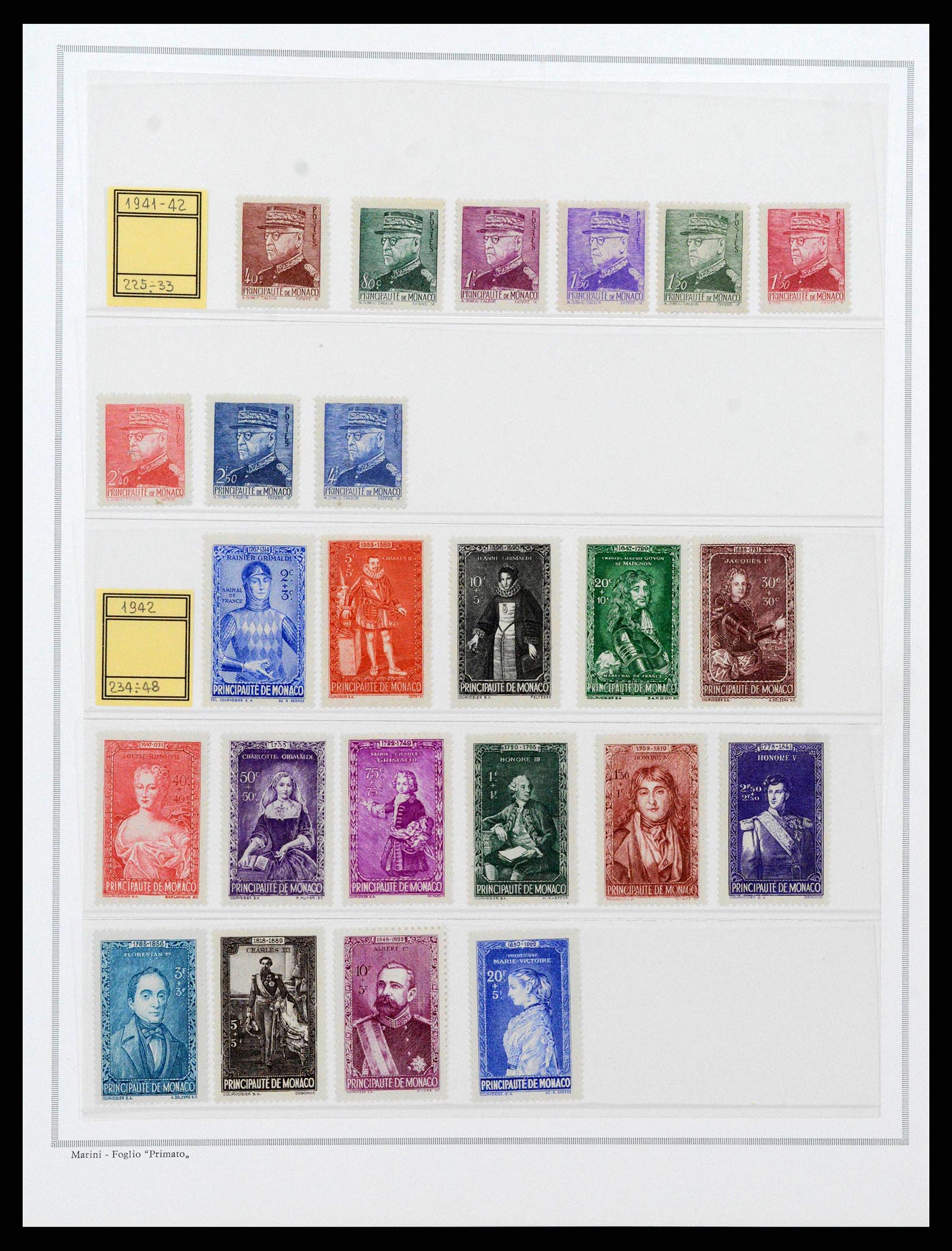 38963 0006 - Postzegelverzameling 38963 Monaco 1885-2005.