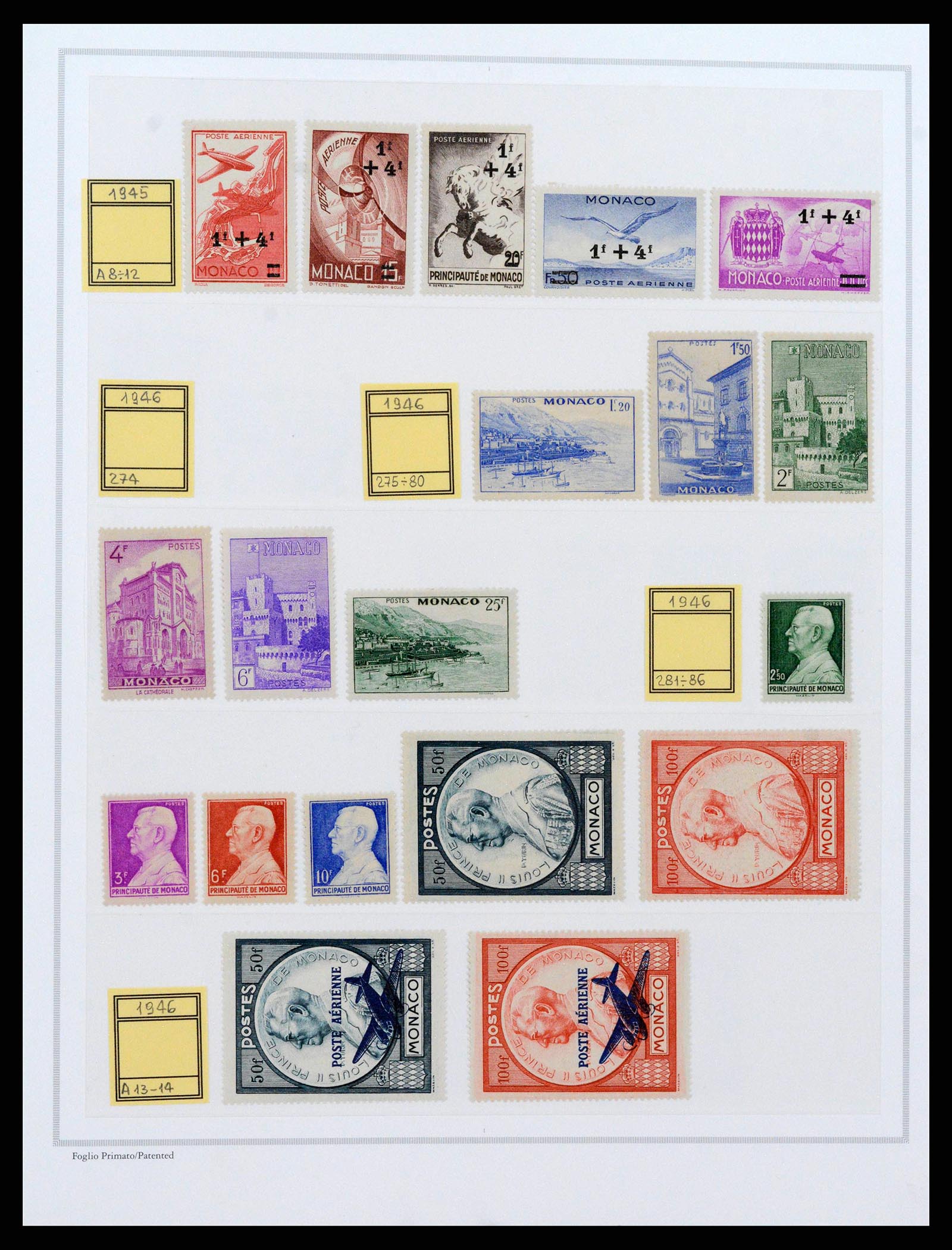 38963 0008 - Postzegelverzameling 38963 Monaco 1885-2005.