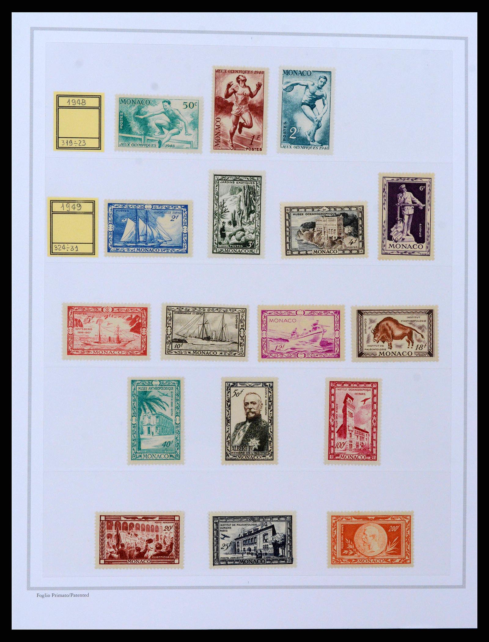 38963 0011 - Postzegelverzameling 38963 Monaco 1885-2005.