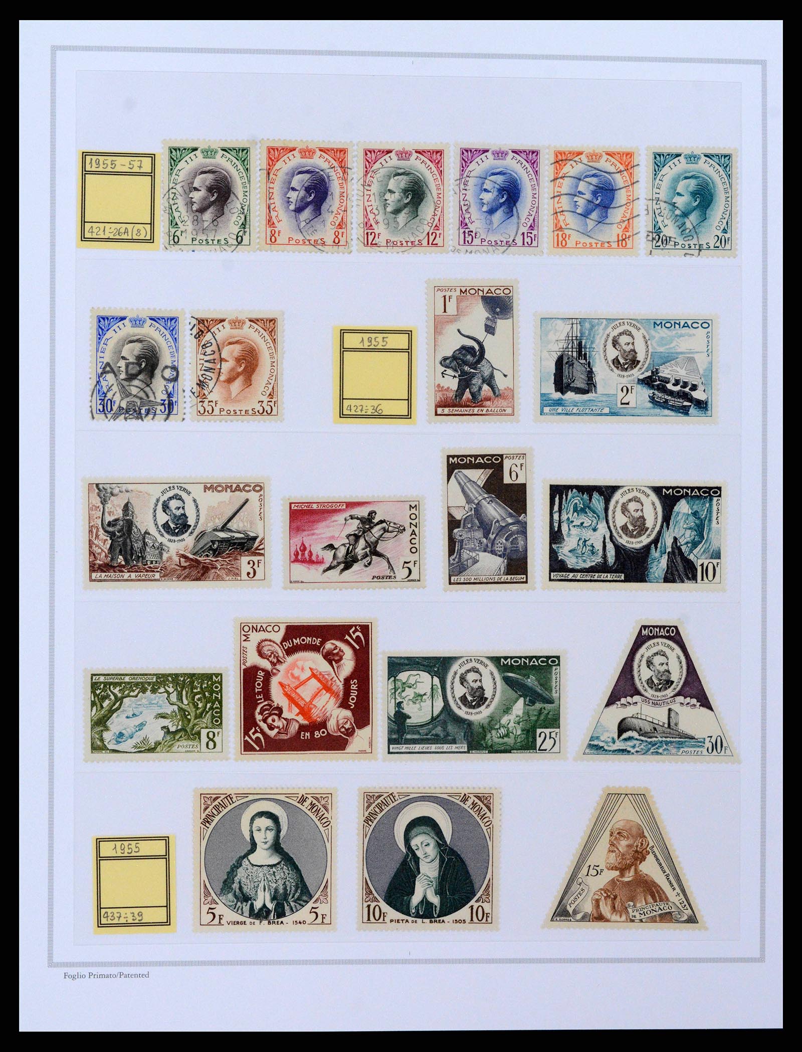 38963 0015 - Postzegelverzameling 38963 Monaco 1885-2005.