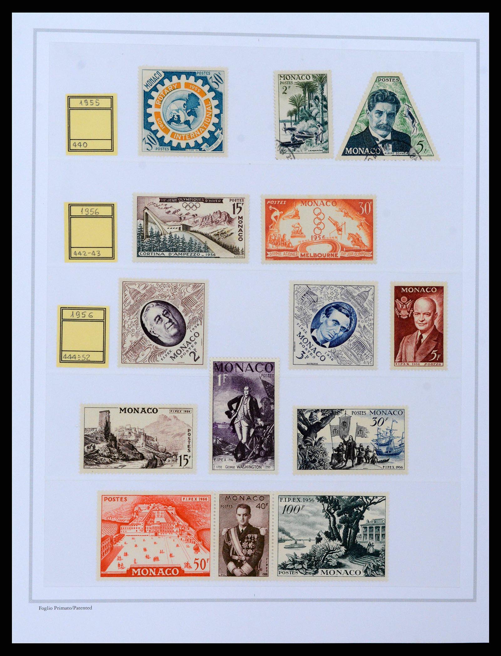 38963 0016 - Postzegelverzameling 38963 Monaco 1885-2005.