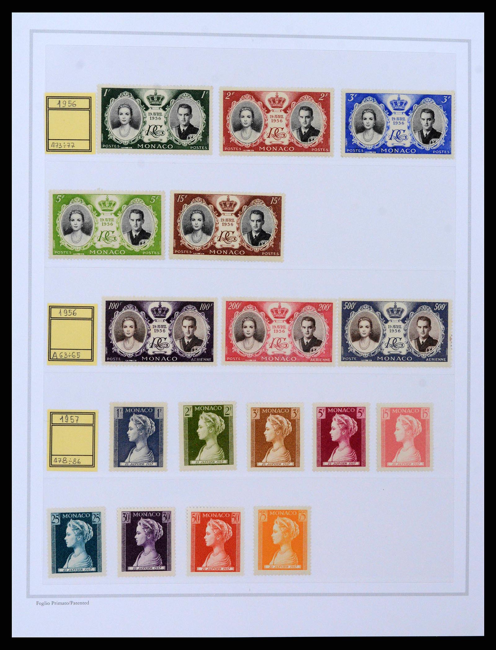 38963 0017 - Postzegelverzameling 38963 Monaco 1885-2005.